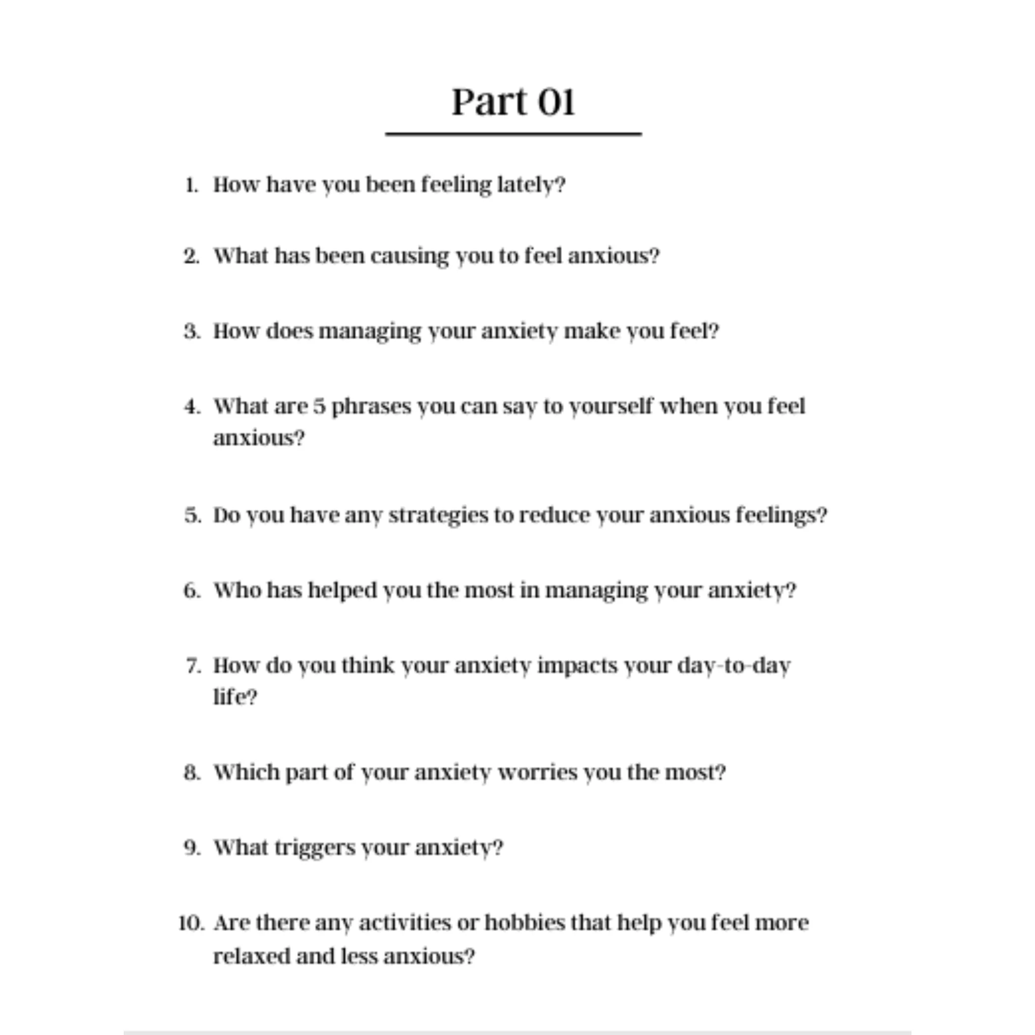 100 Deep Anxiety Prompts Bundle - Image 2