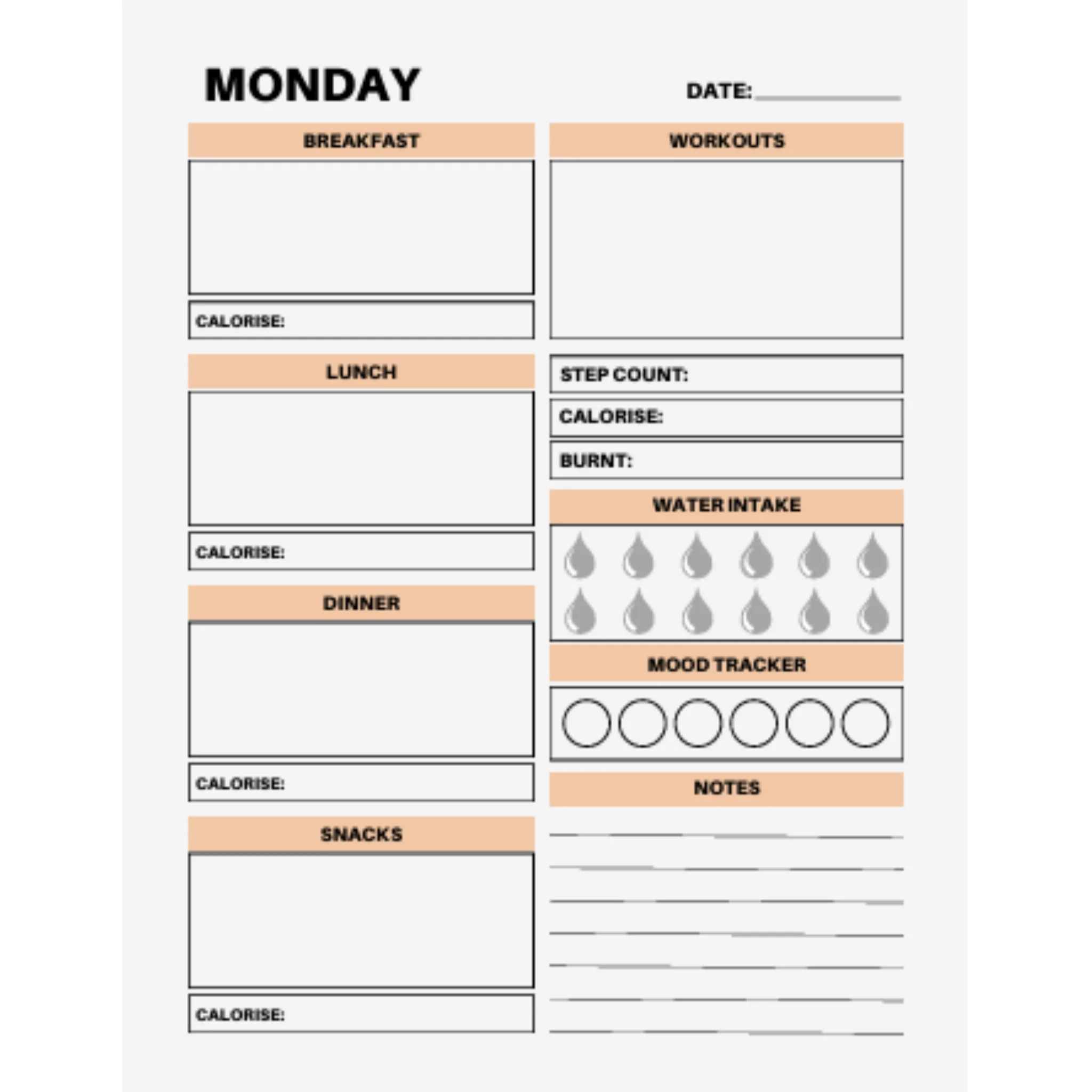 7 Day Food Diary Bundle - Image 2