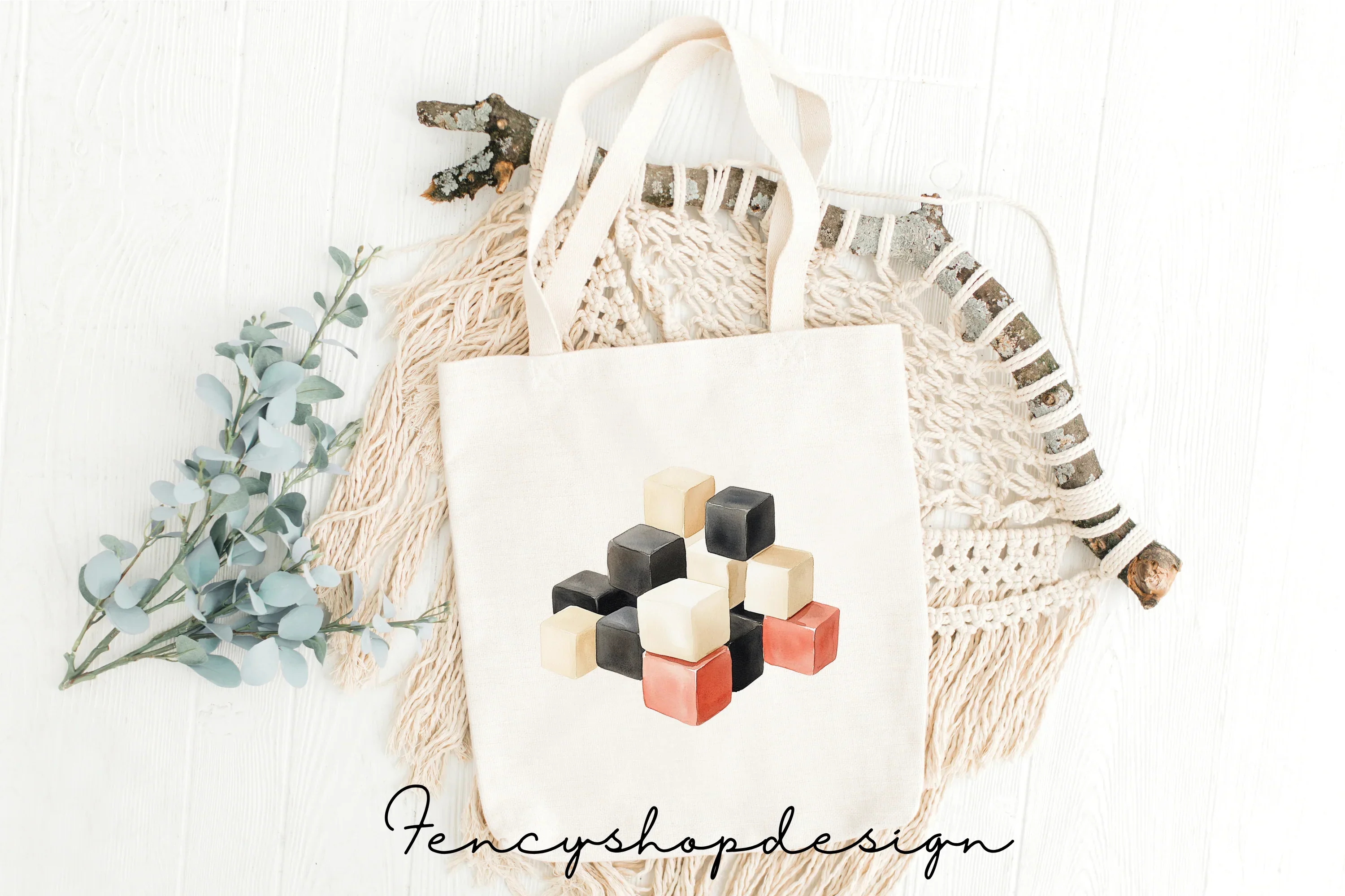 Abstract Blocks Shapes Clipart Bundle - Image 3