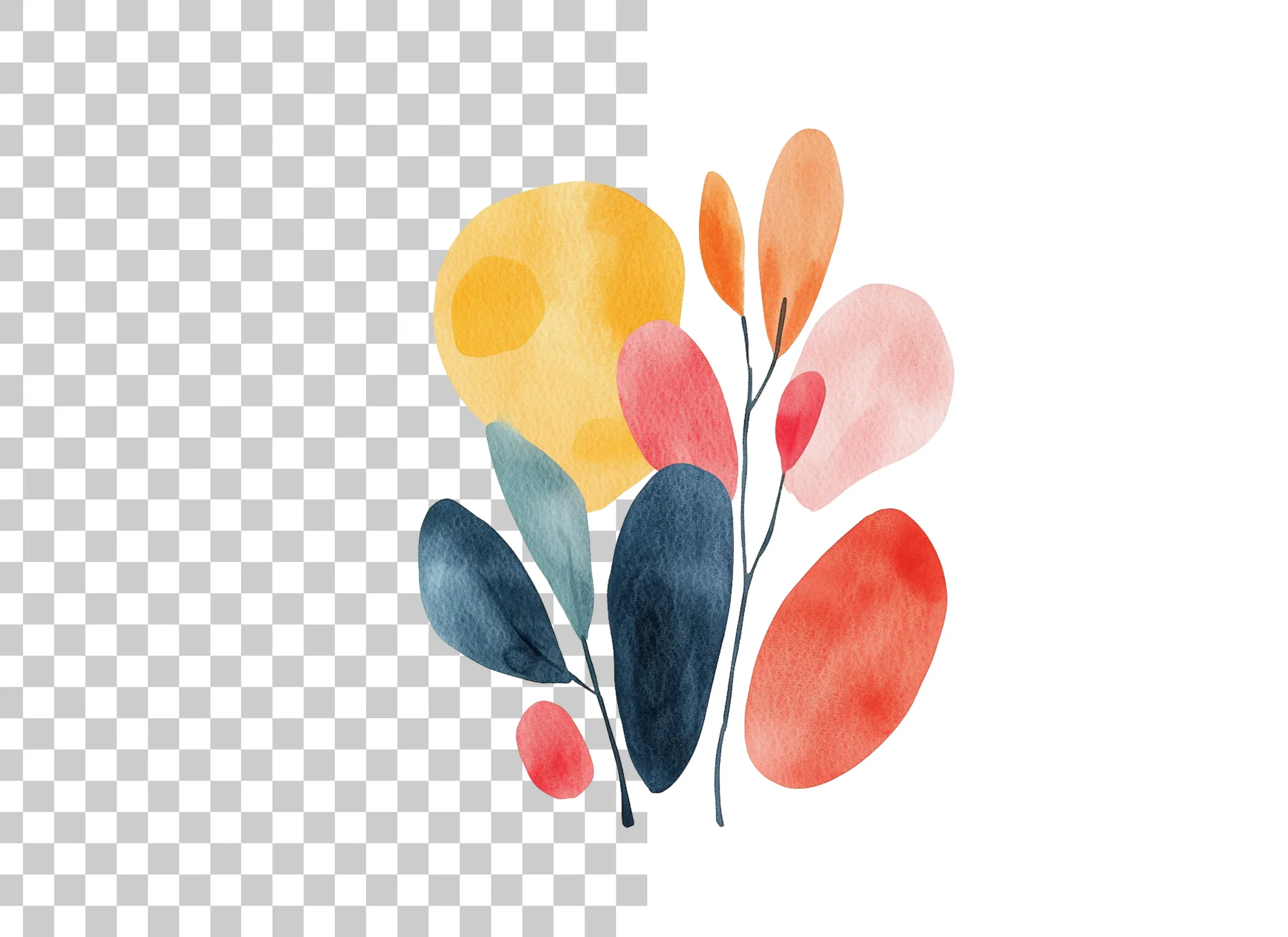 Abstract Botanical Clipart Bundle - Image 2