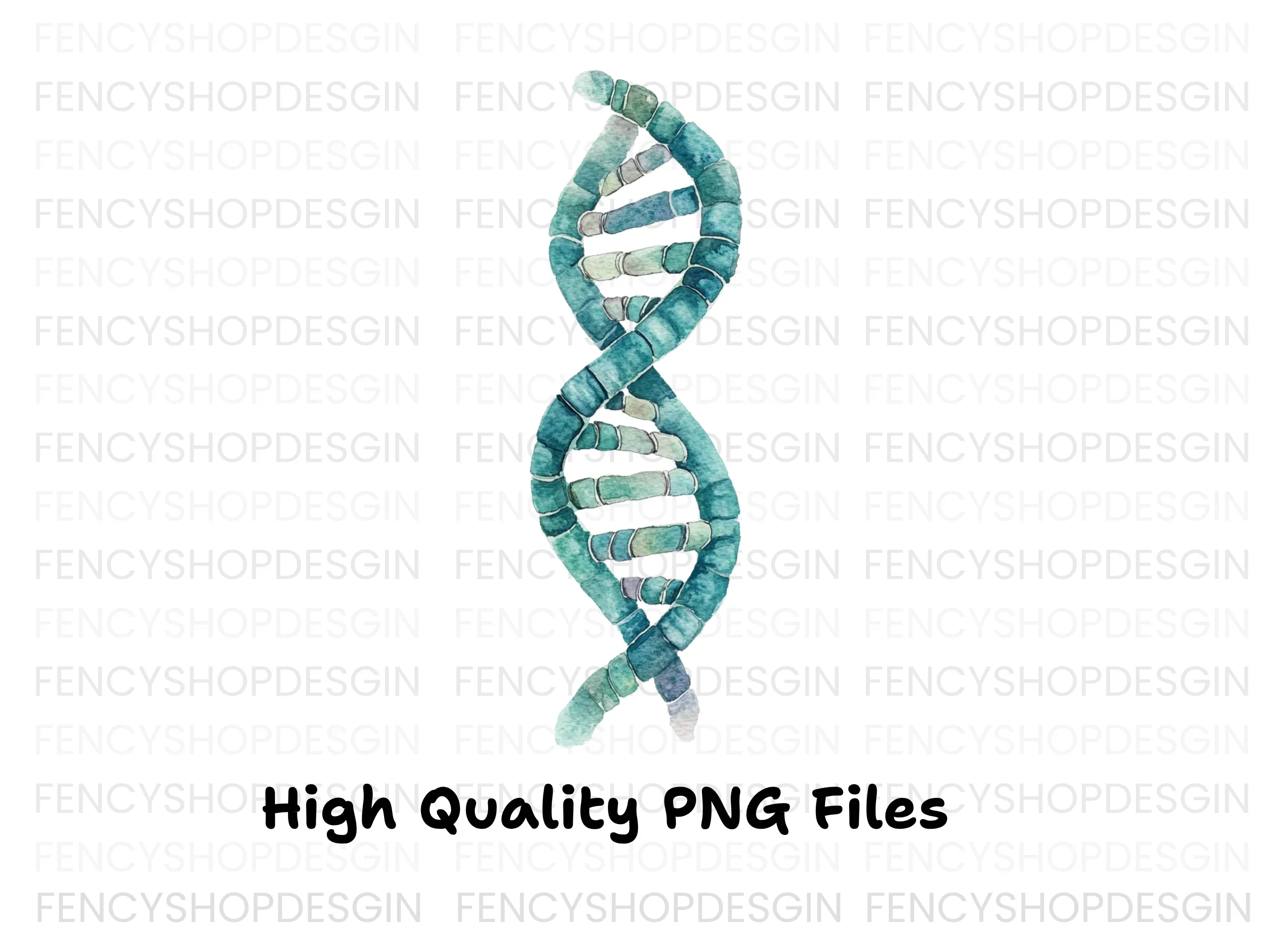 Abstract DNA Helix Clipart Bundle - Image 3