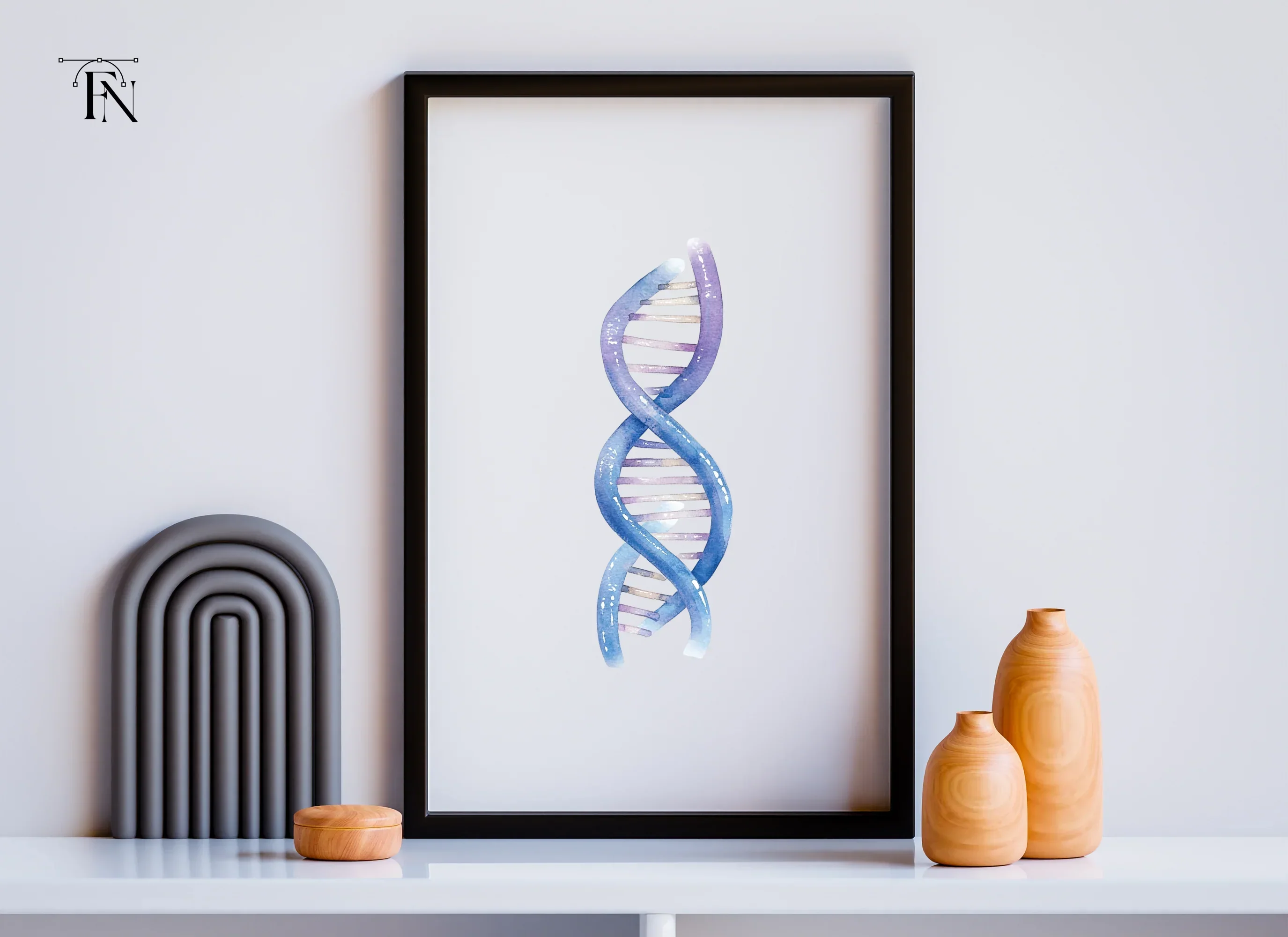 Abstract DNA Helix Clipart Bundle - Image 6