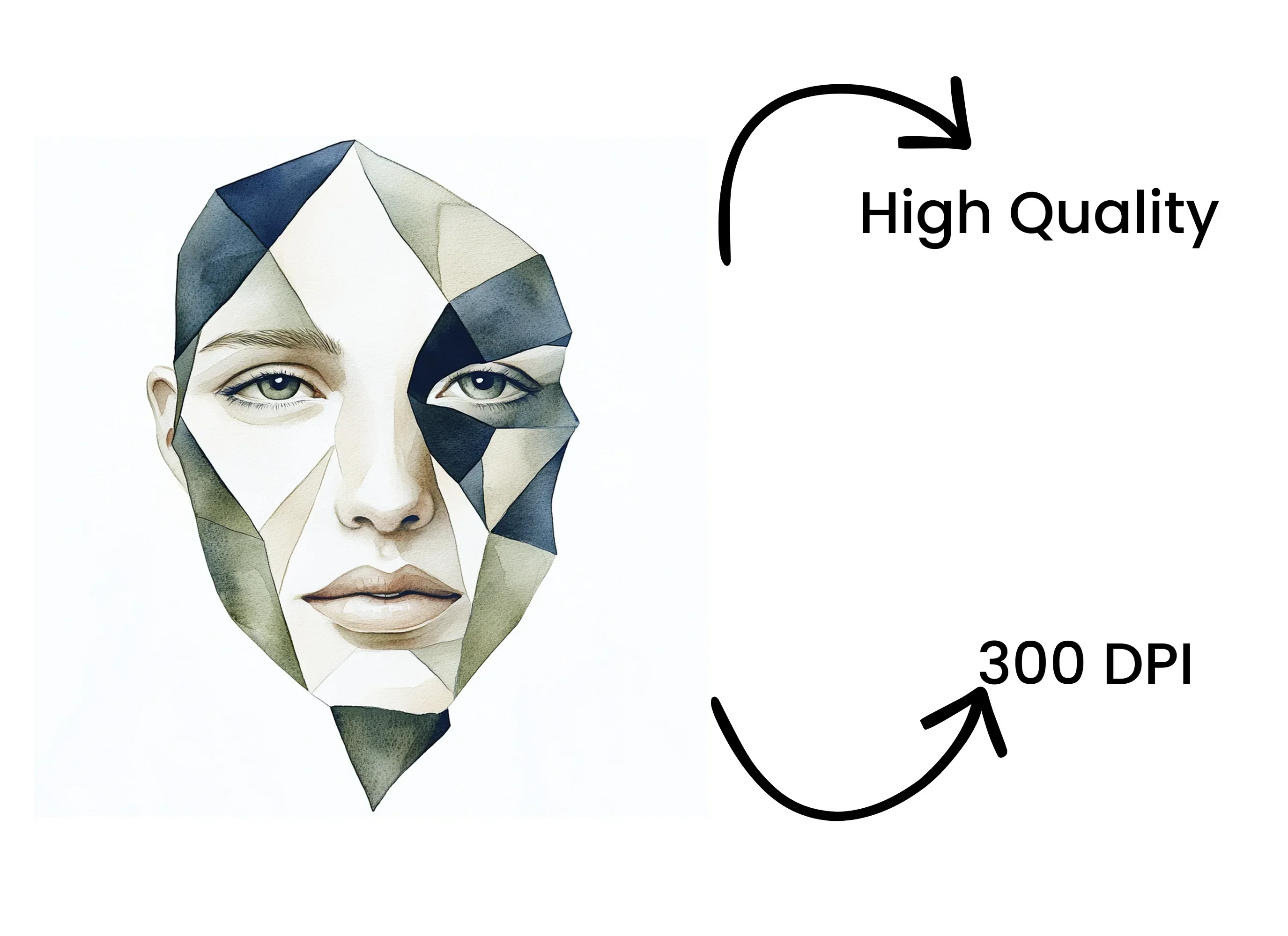 Abstract Faces Clipart Bundle - Image 4