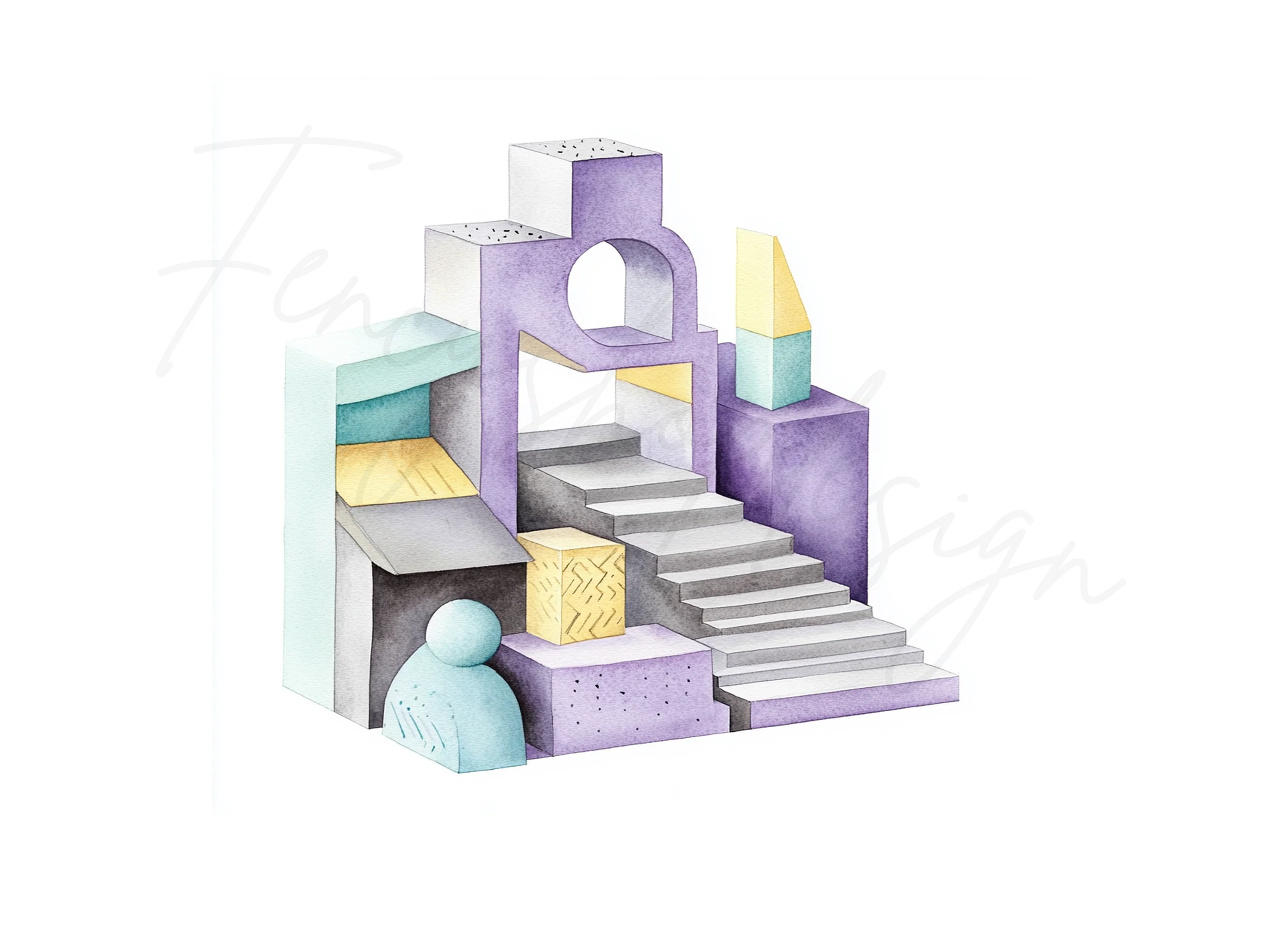 Abstract Geometric Clipart Bundle - Image 2