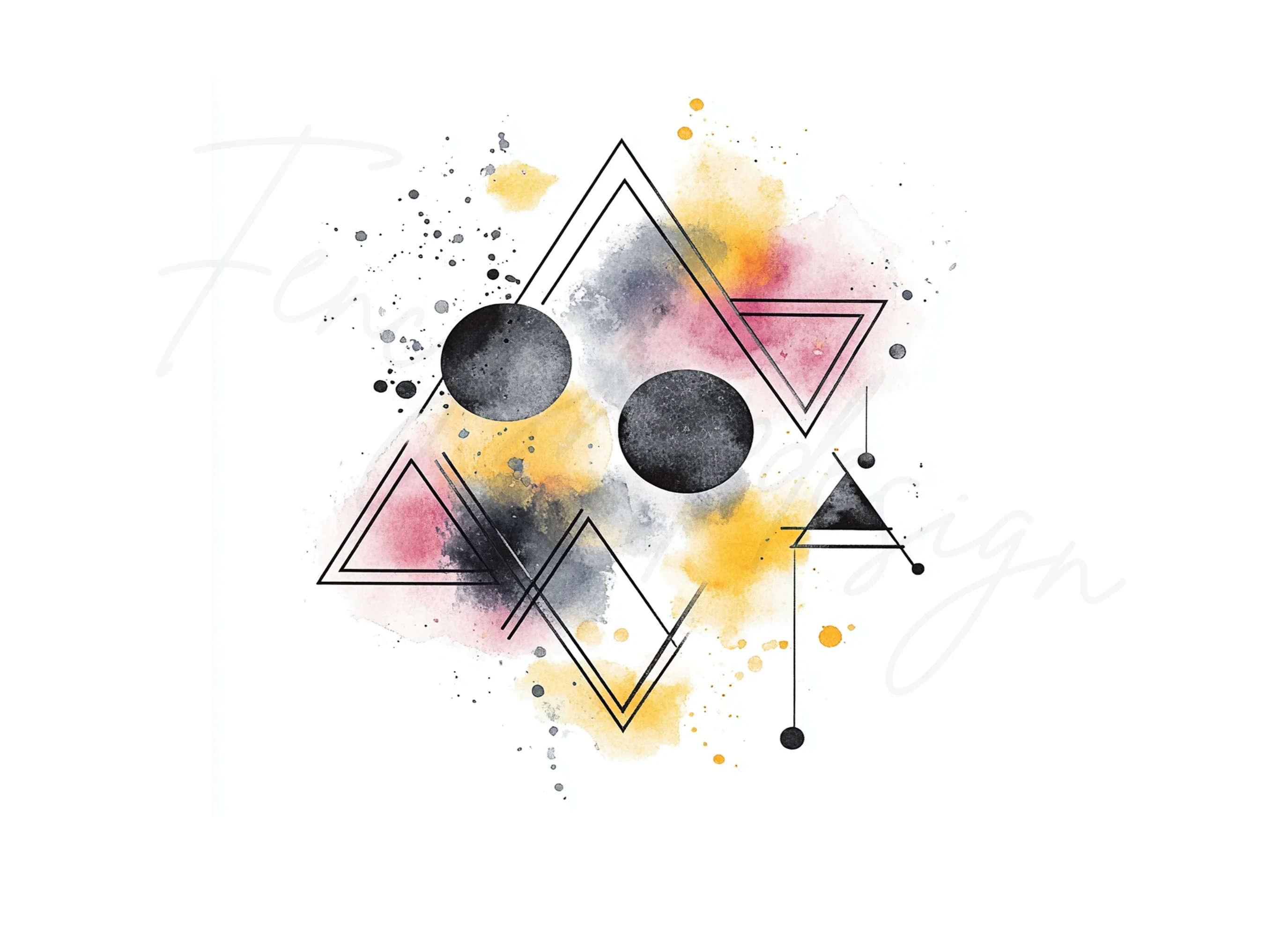 Abstract Geometric Designs Clipart Bundle - Image 3
