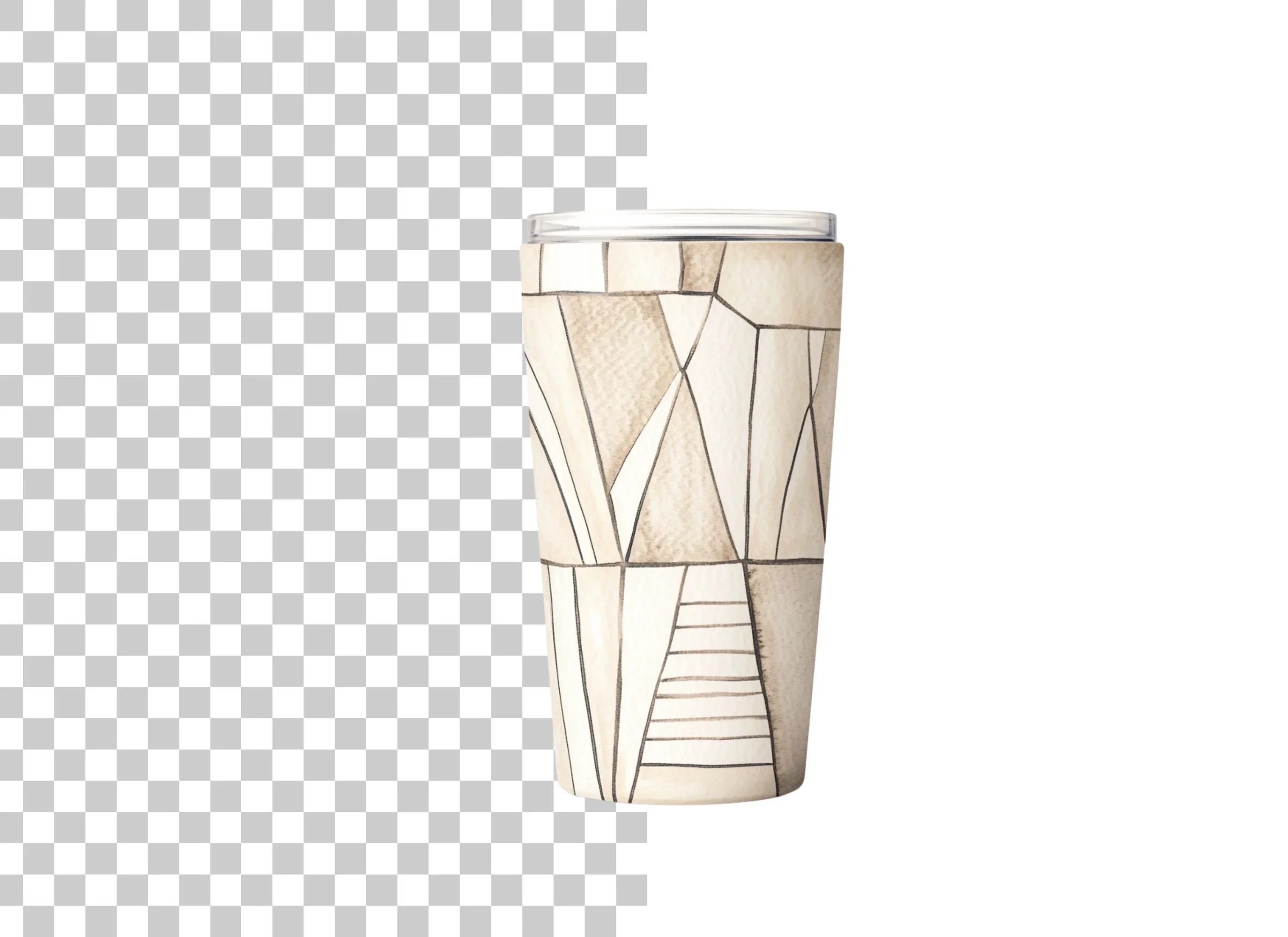 Abstract Geometric Tumbler Clipart Bundle - Image 2