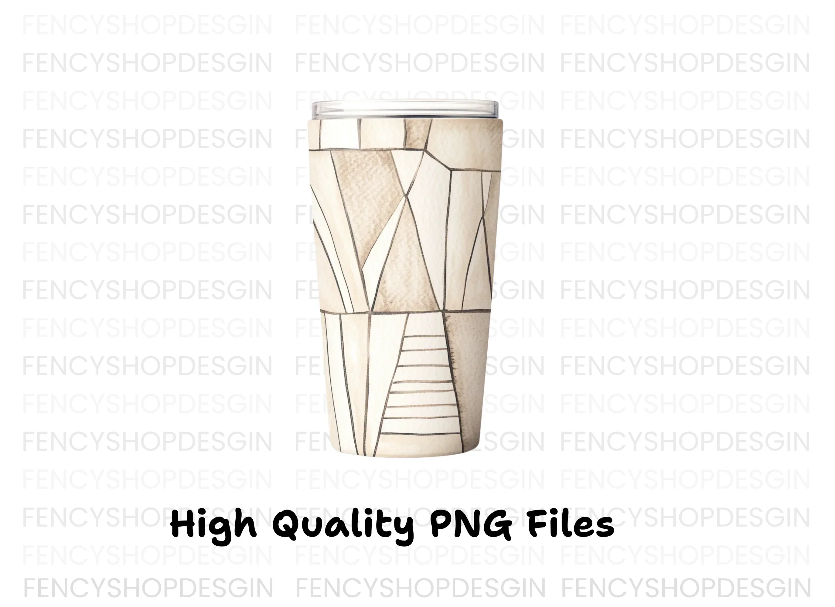 Abstract Geometric Tumbler Clipart Bundle - Image 3