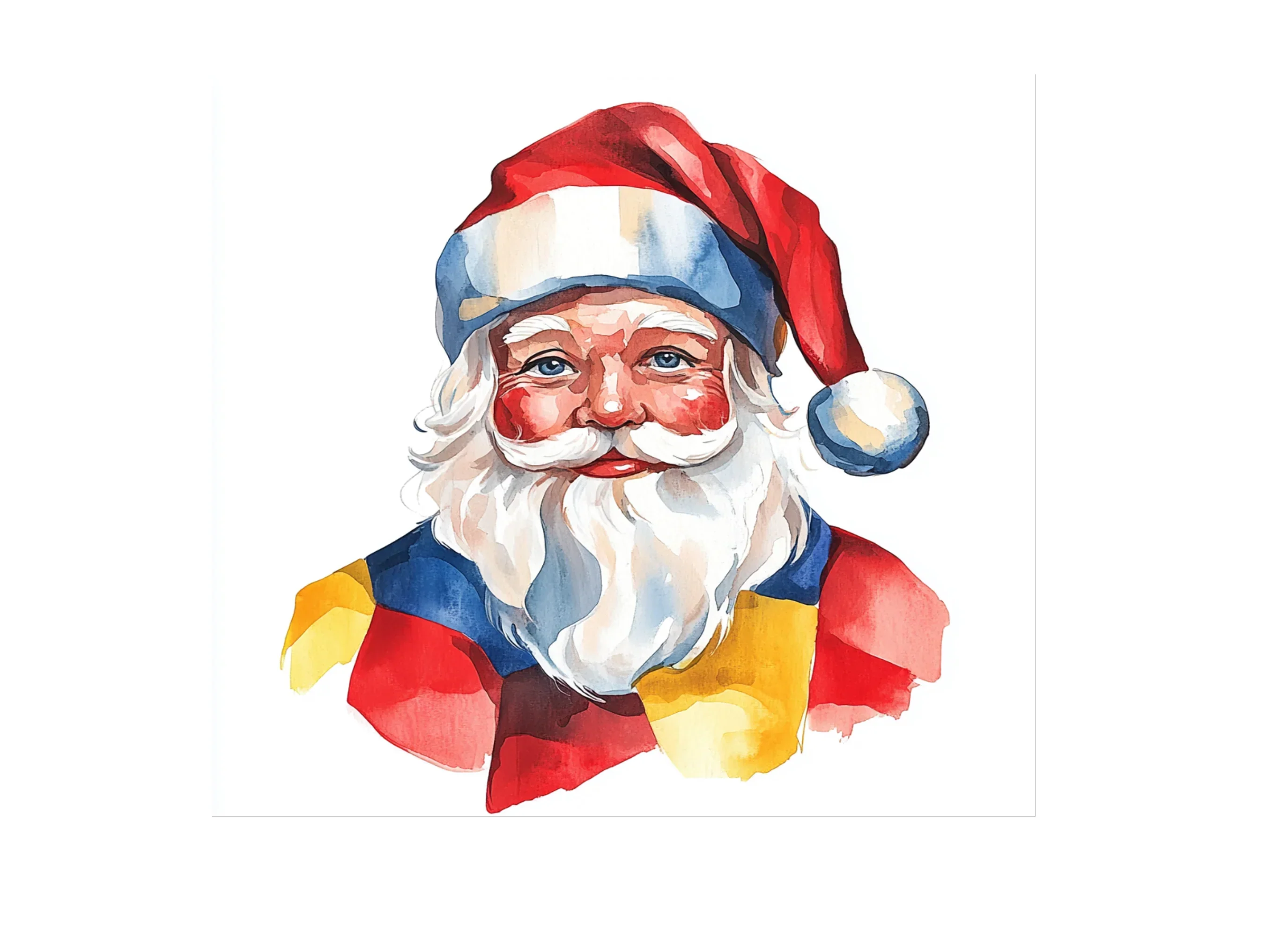Abstract Santa Clipart Bundle - Image 3