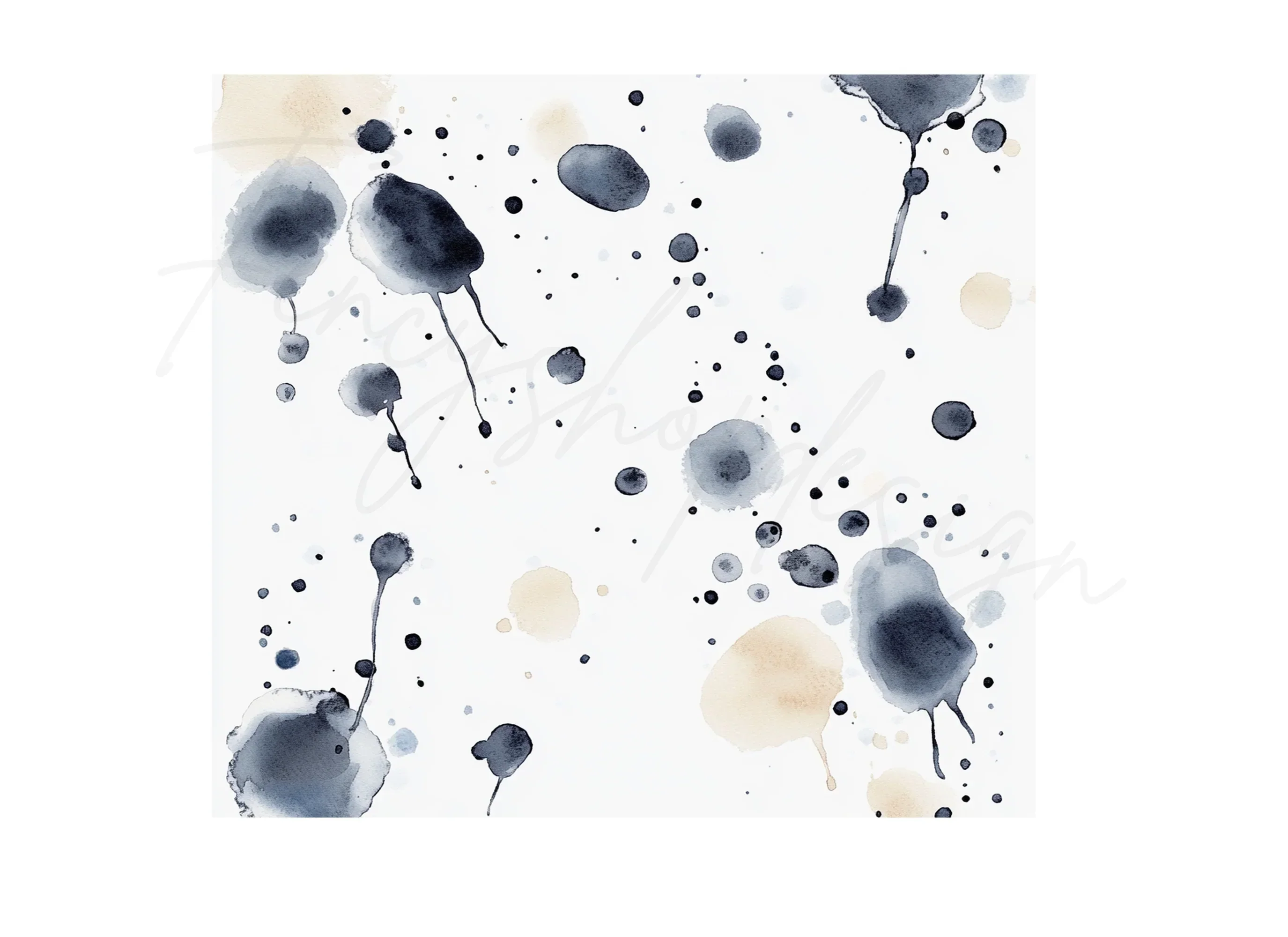 Abstract Splashes Clipart Bundle - Image 3