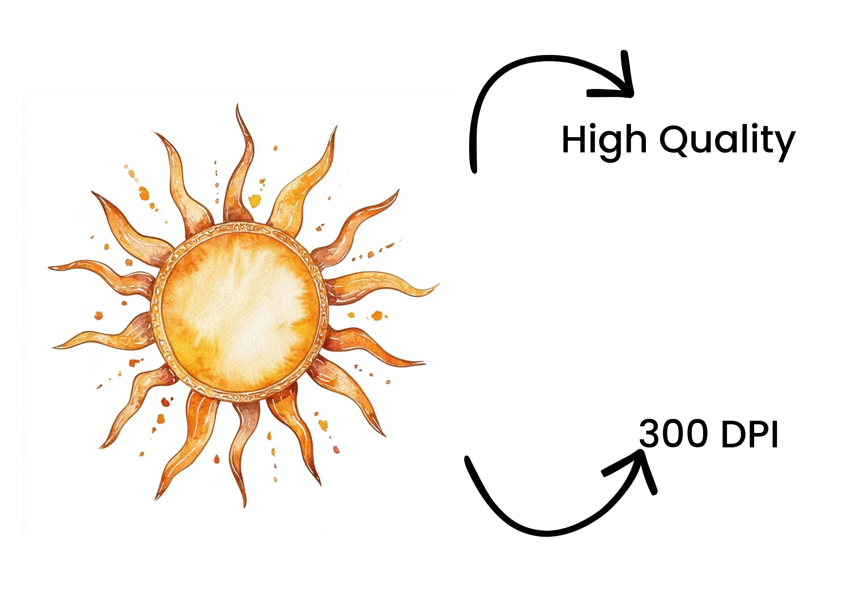 Abstract Sunburst Clipart Bundle - Image 4