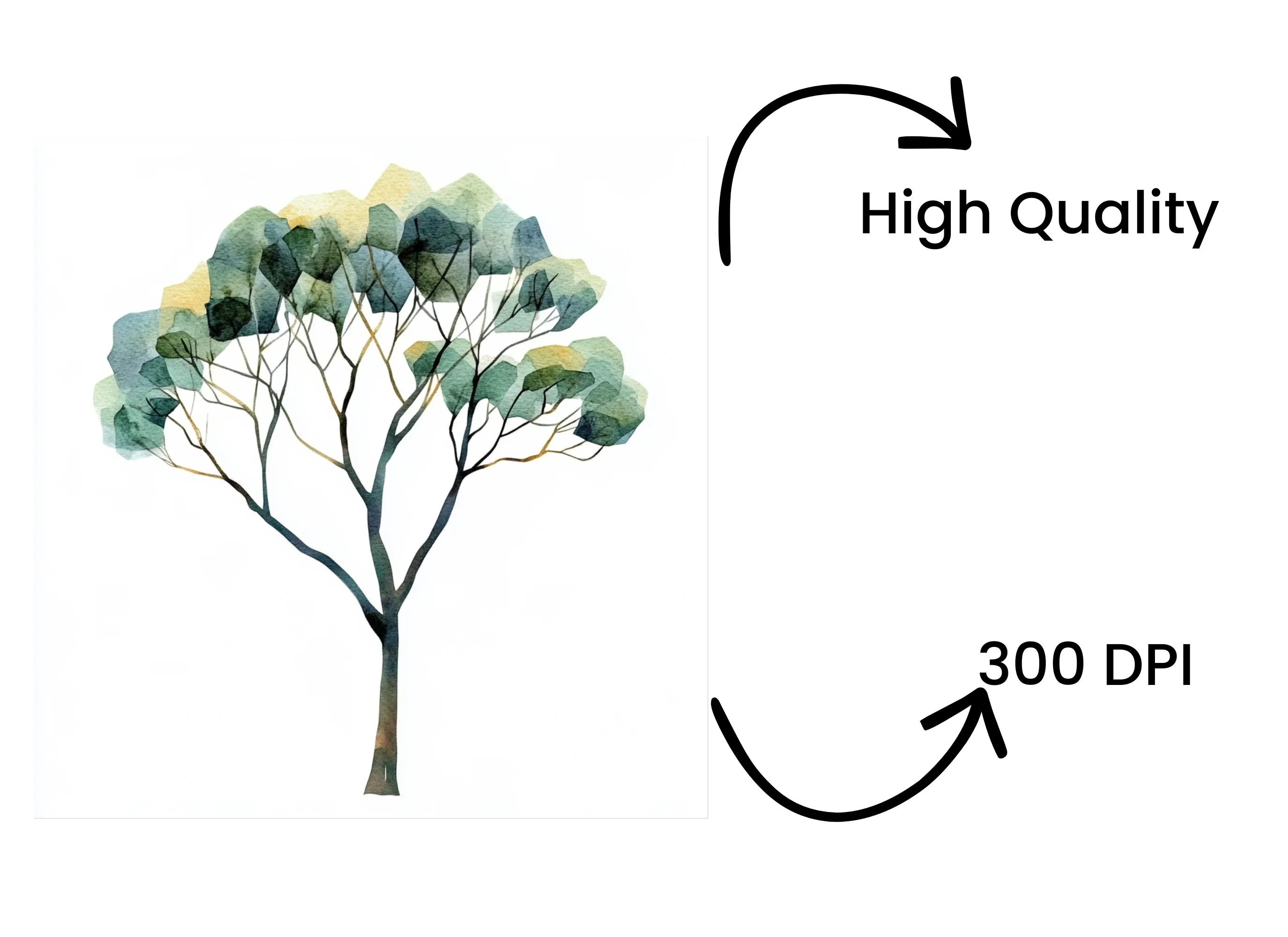 Abstract Tree Illustration Clipart Bundle - Image 4