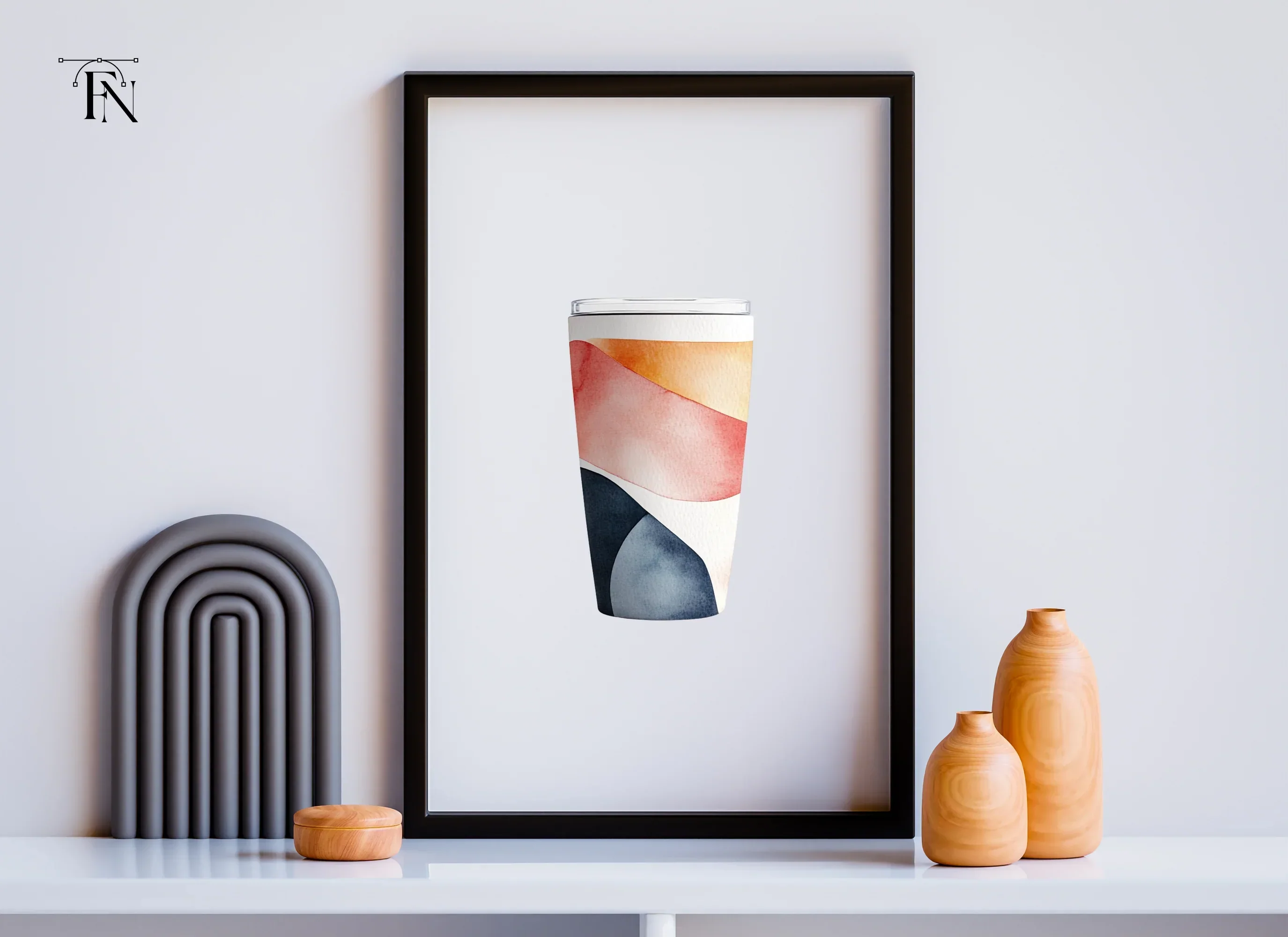 Abstract Tumbler Clipart Bundle - Image 6