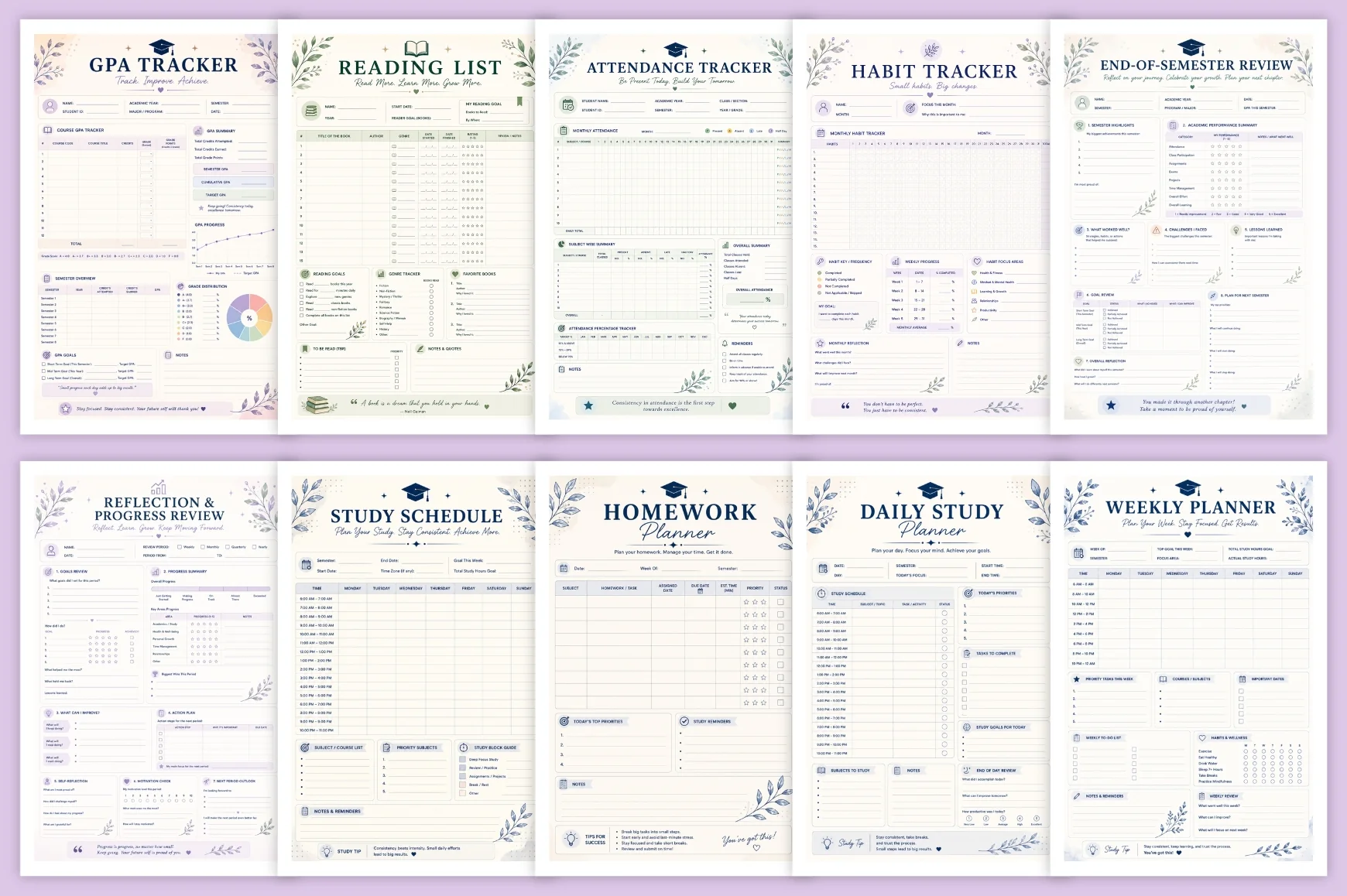 Academic Success For Students Planner - Image 3