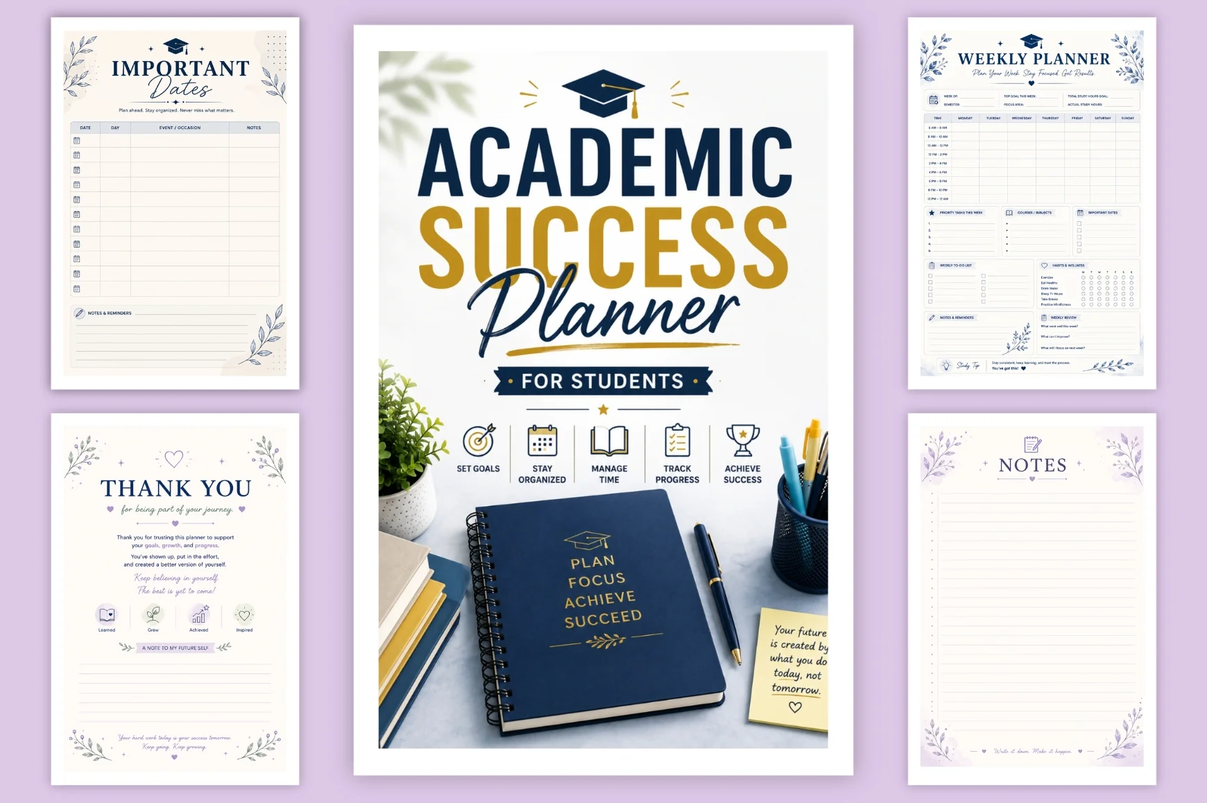 Academic Success For Students Planner - Image 6