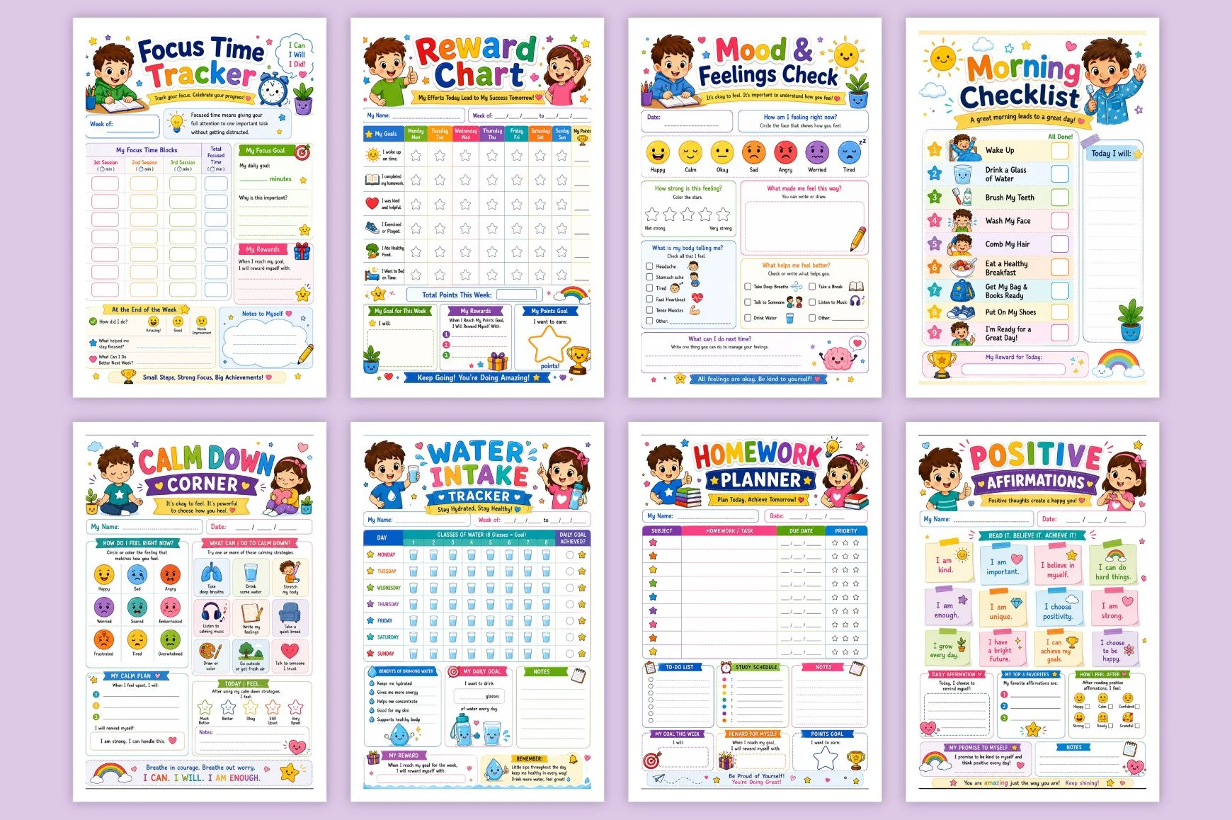 Adhd Activity For Kids Planner - Image 4