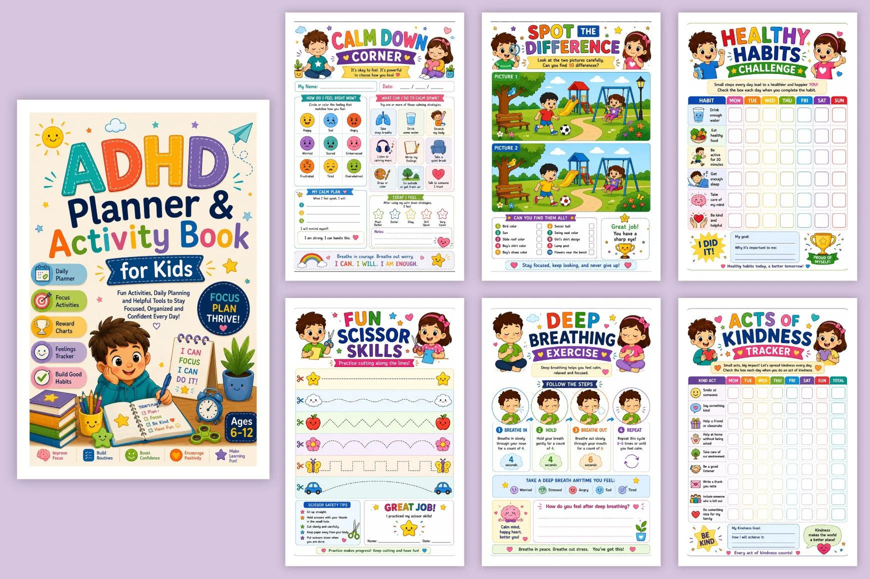 Adhd Activity For Kids Planner - Image 5
