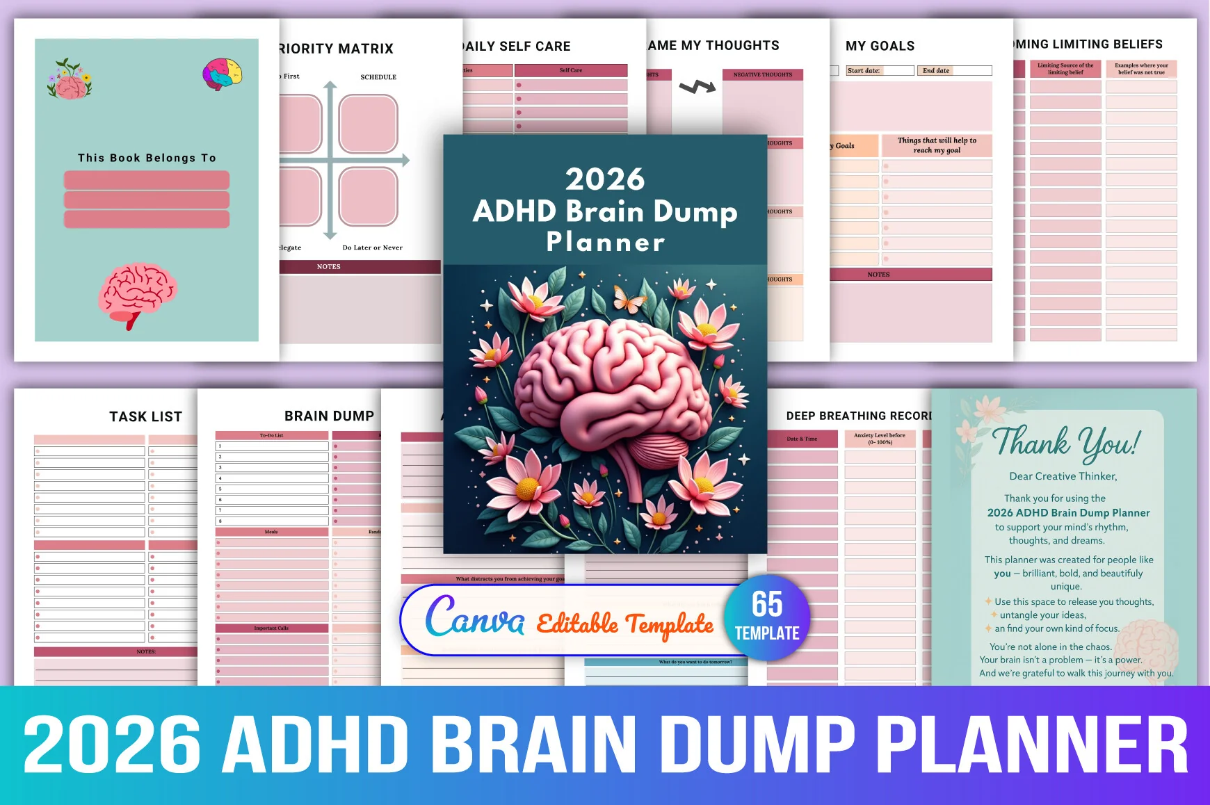 ADHD Brain Dump Planner