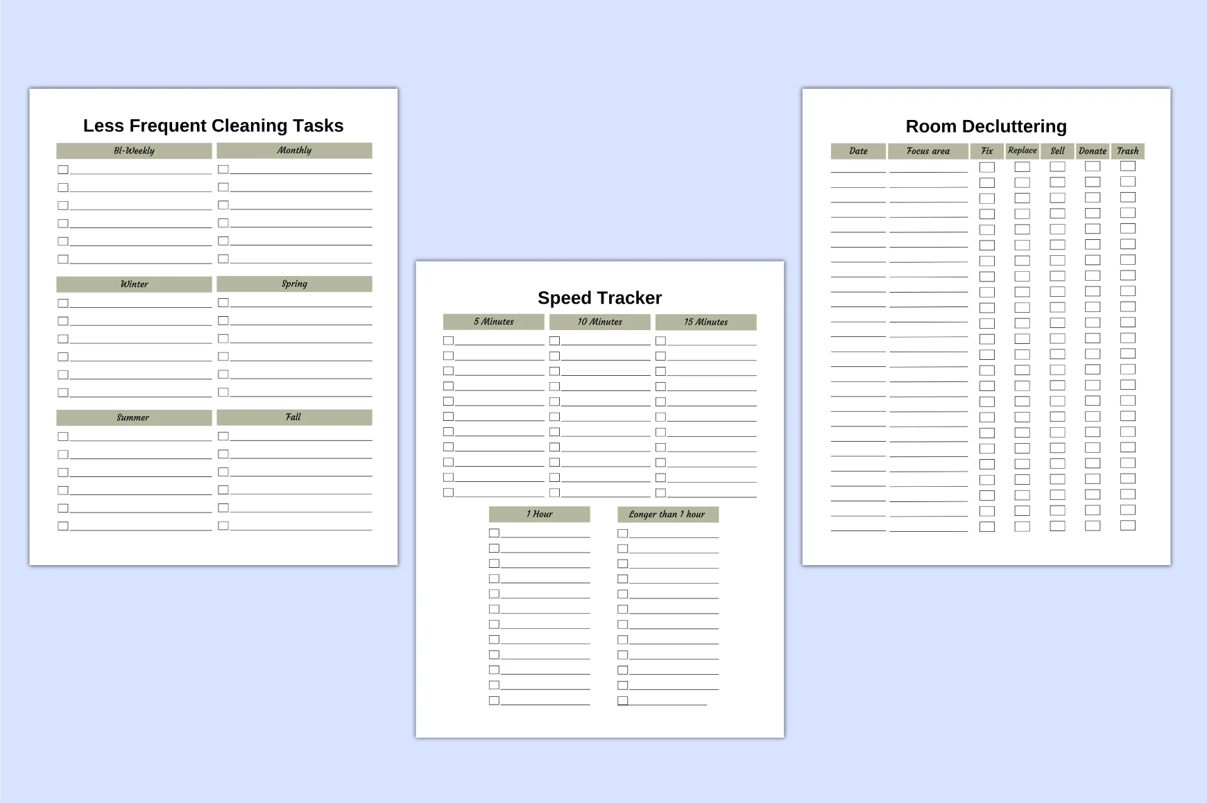 Adhd Cleaning Declutter Planner - Image 4