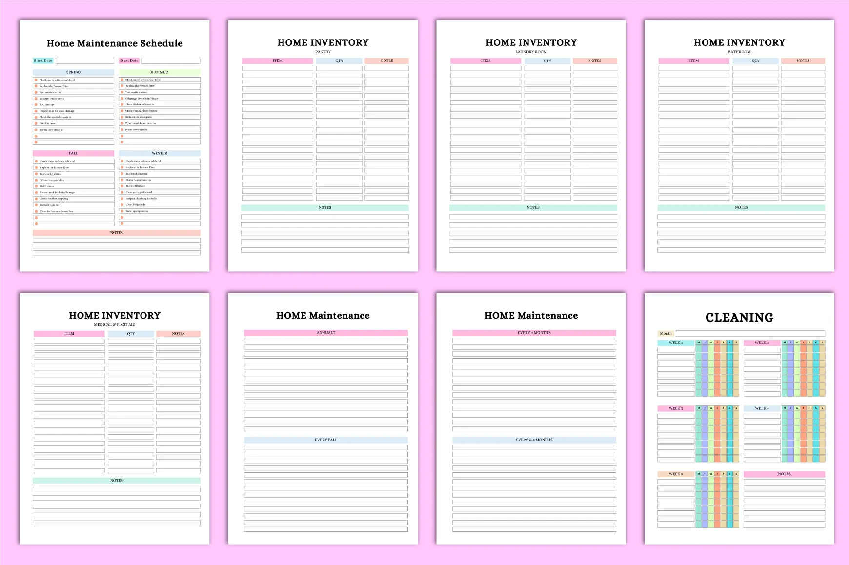 ADHD Cleaning Planner for Effective Organization - Image 5