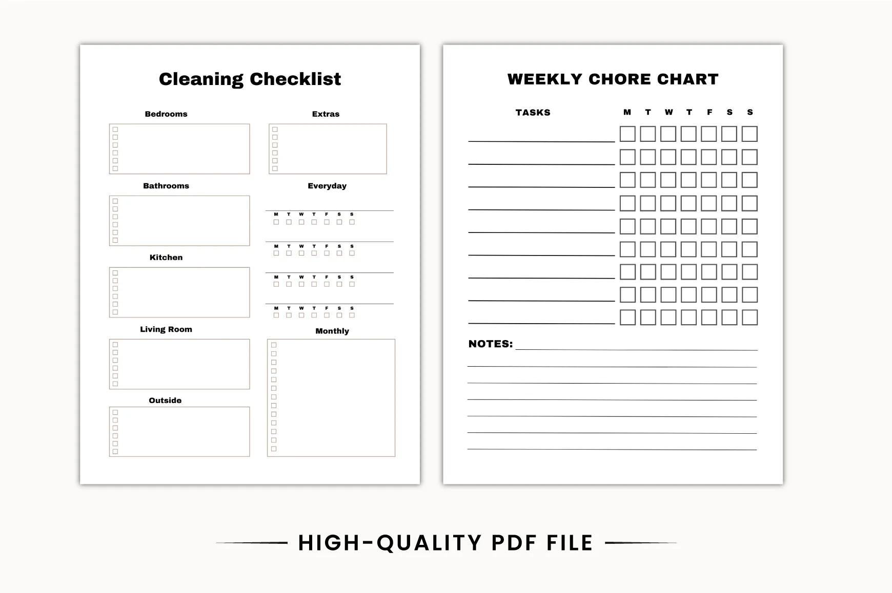 ADHD Cleaning Routine Schedule Planner - Image 2