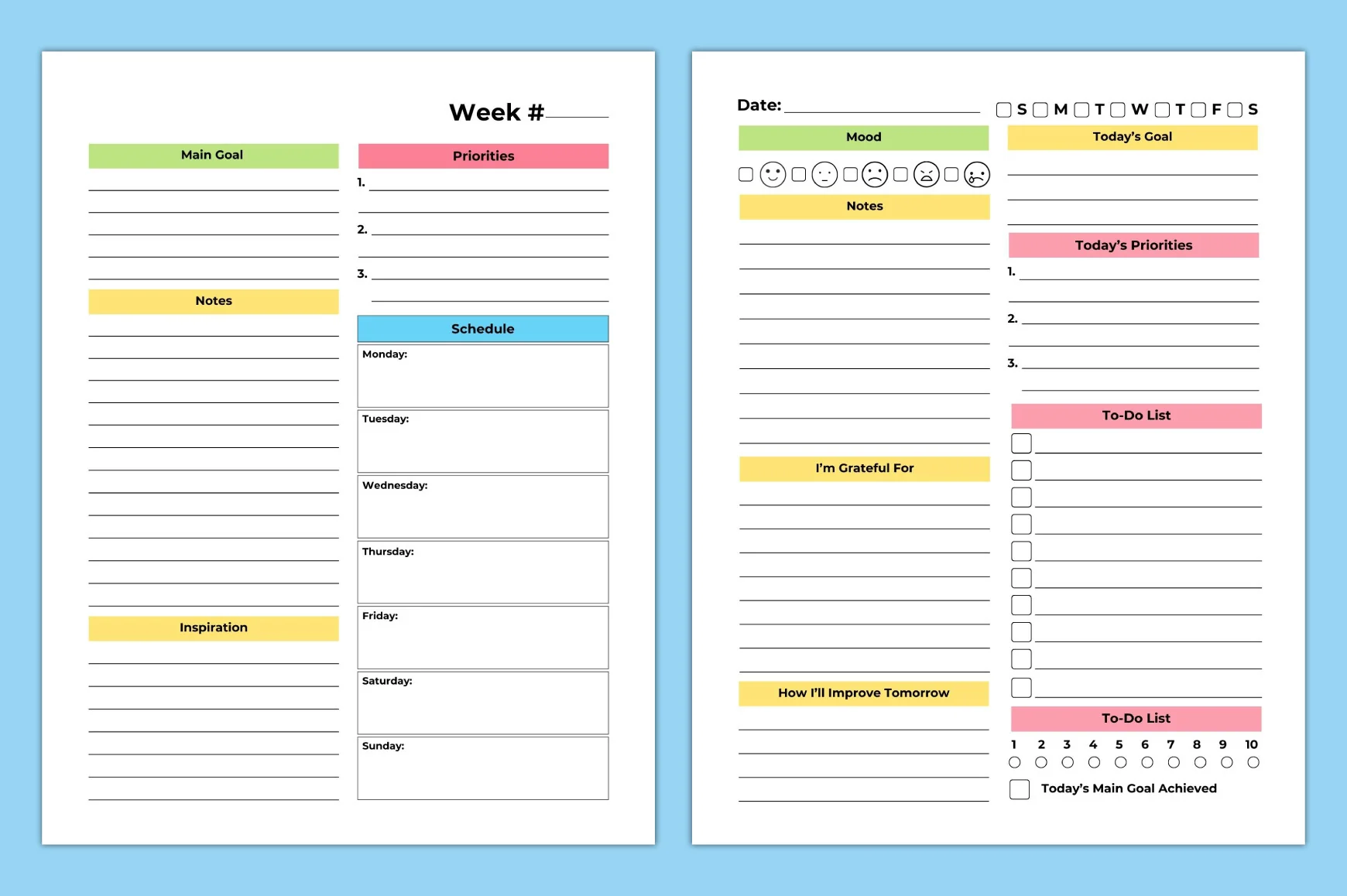 ADHD Daily Weekly Planner - Image 4