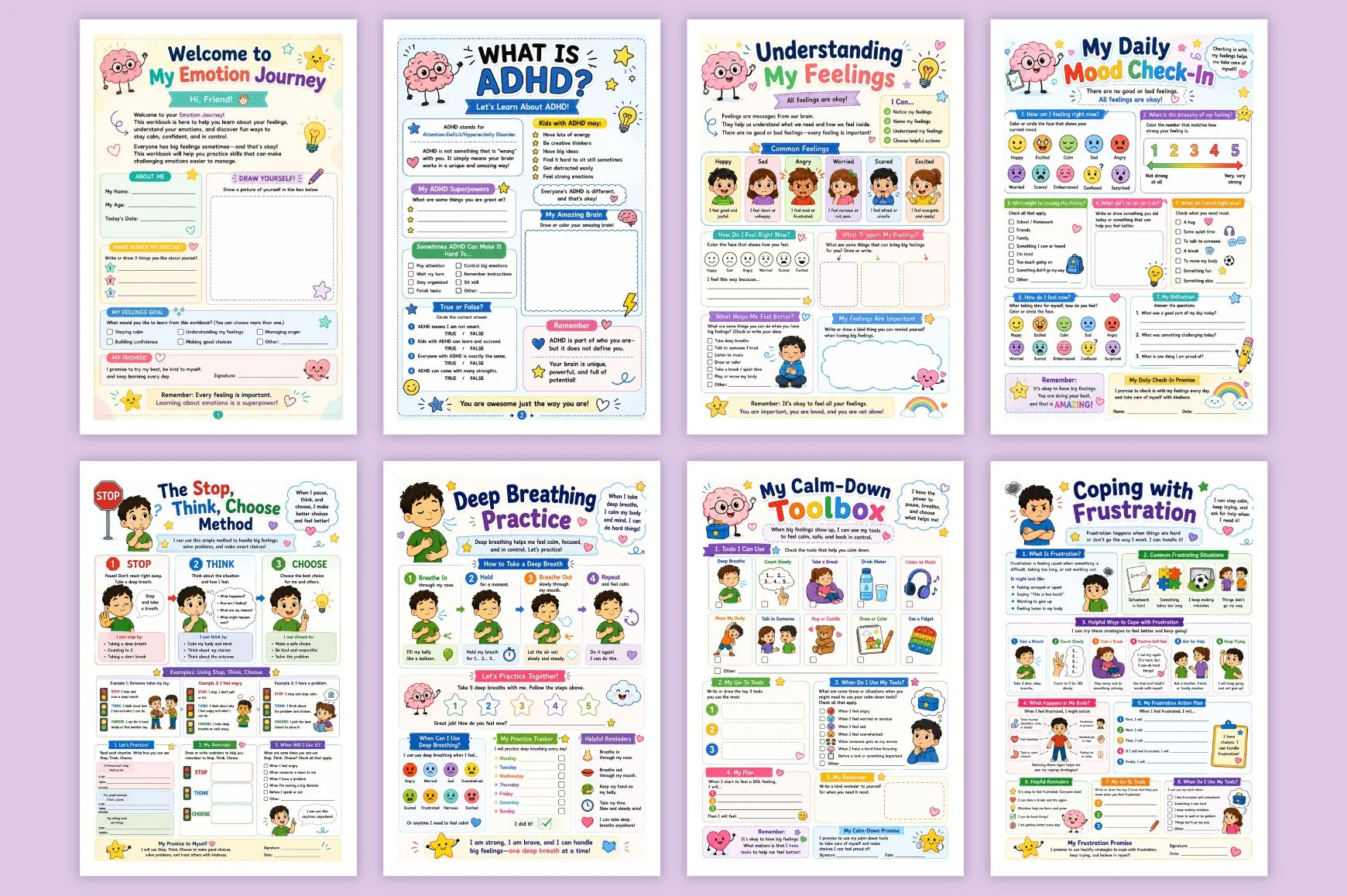 Adhd Emotional Regulation For Kids Workbook - Image 4