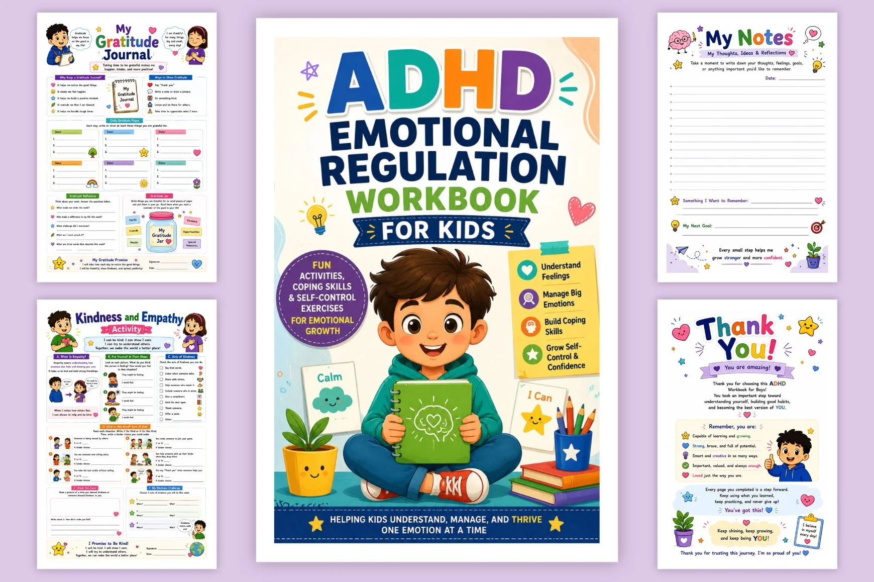 Adhd Emotional Regulation For Kids Workbook - Image 6