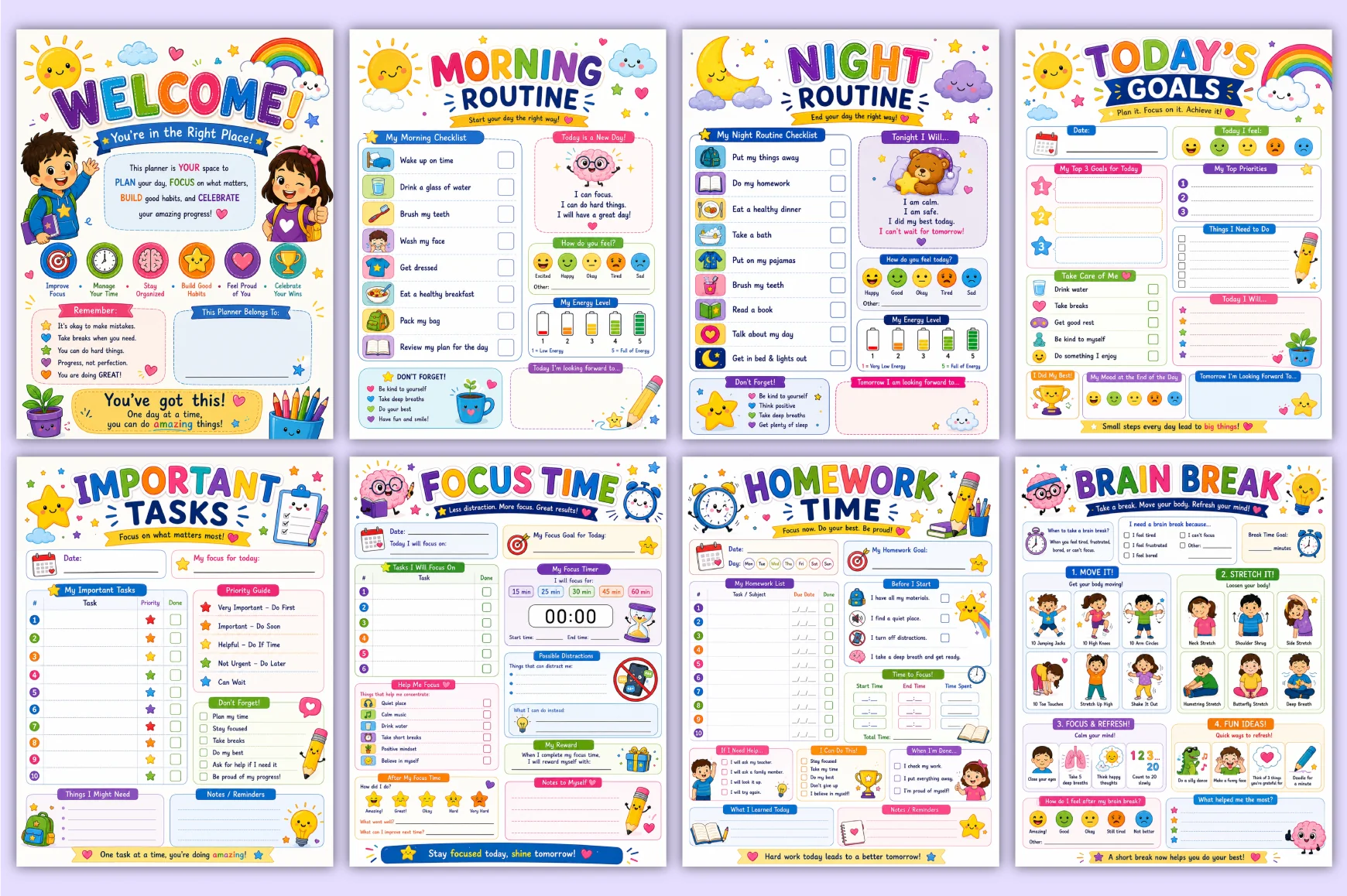 Adhd For Kids Planner - Image 2