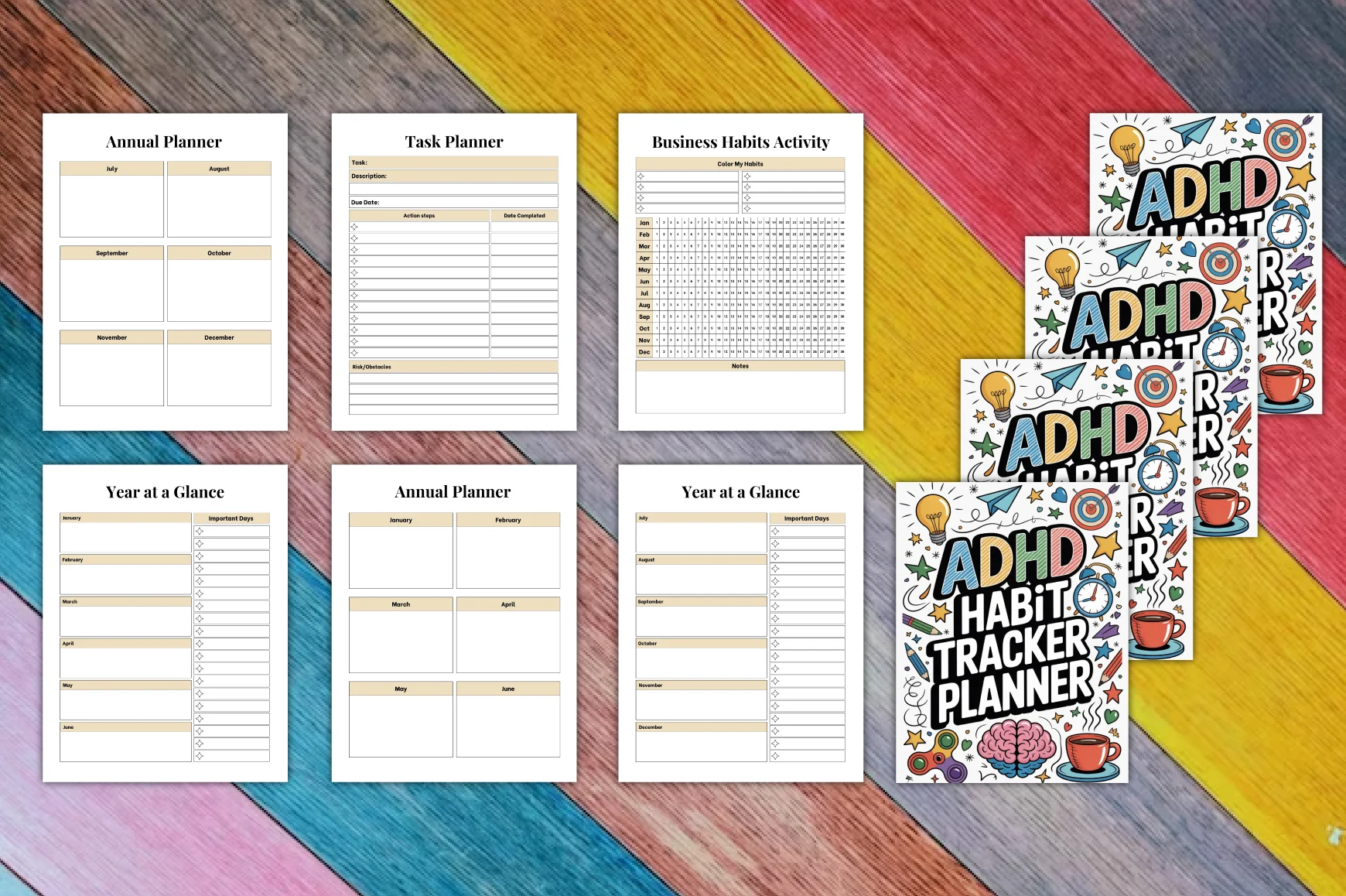 ADHD Habit Planner for Effective Organization - Image 3