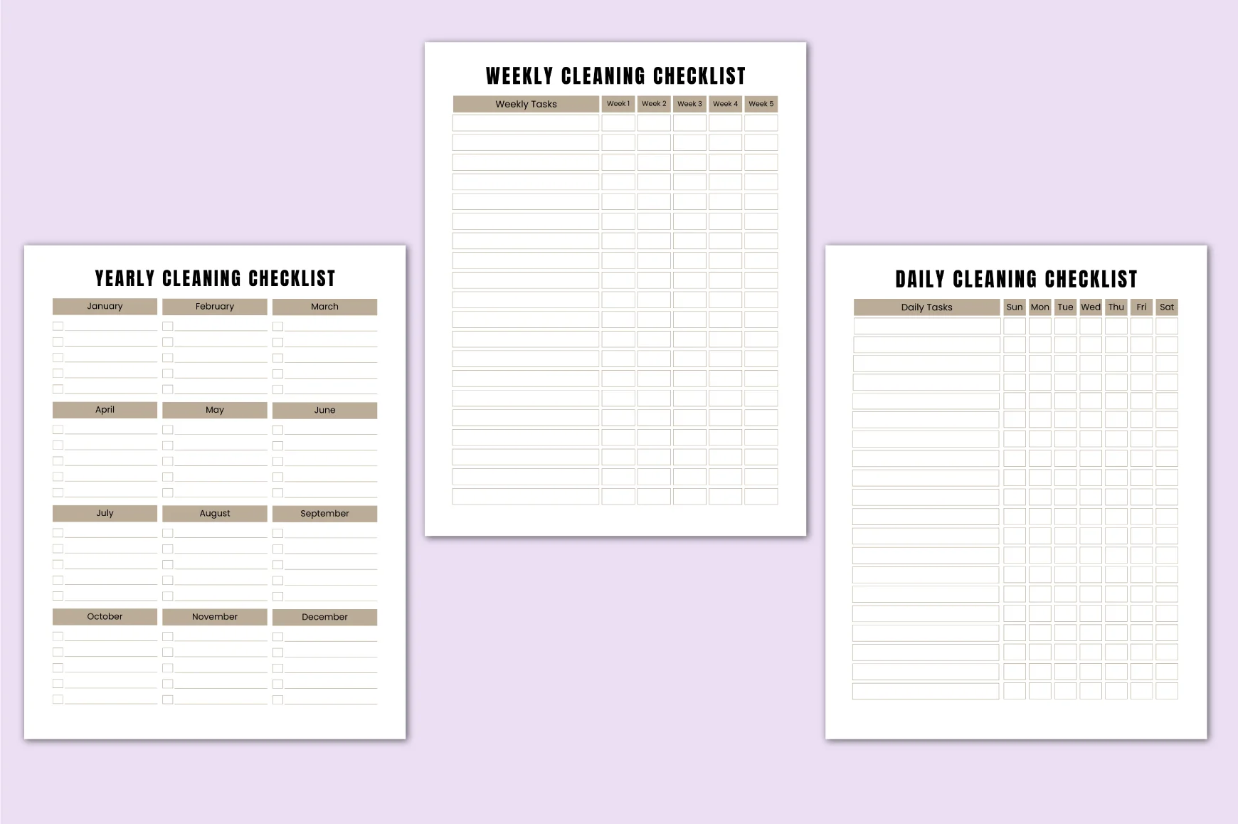 ADHD Home Cleaning Workbook - Image 3
