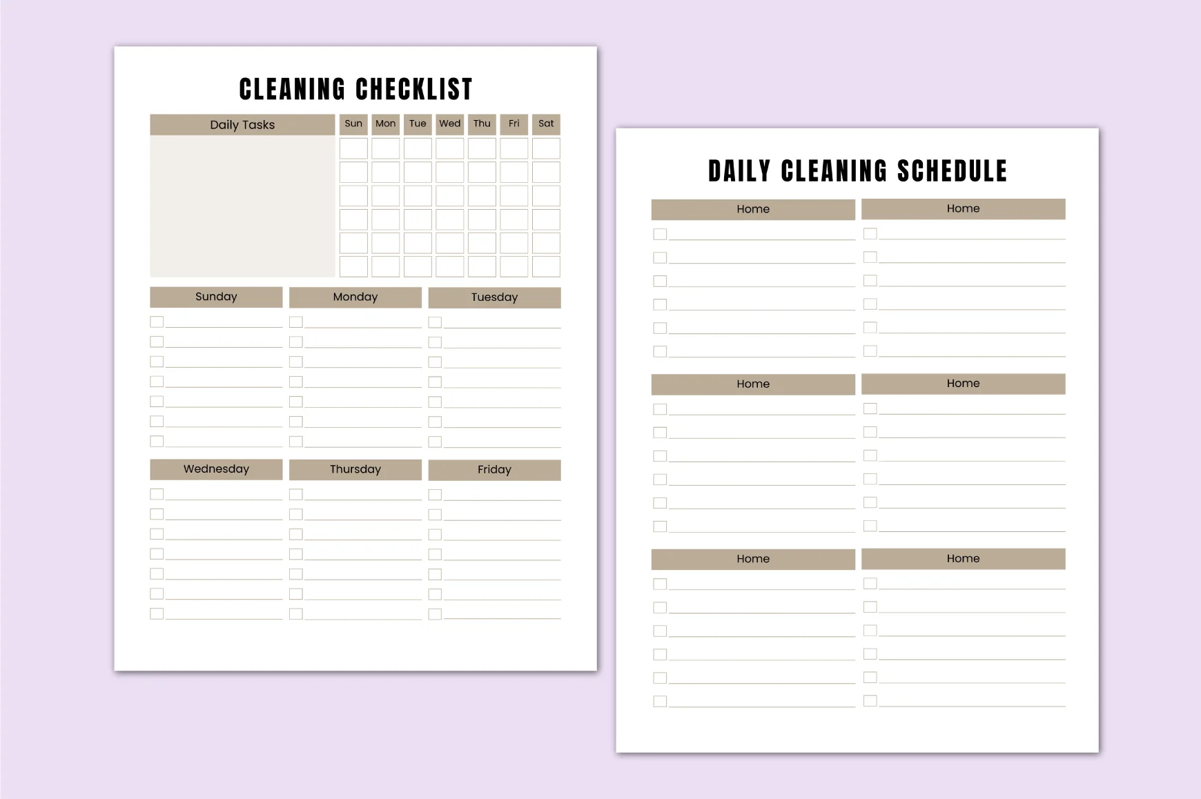 ADHD Home Cleaning Workbook - Image 4