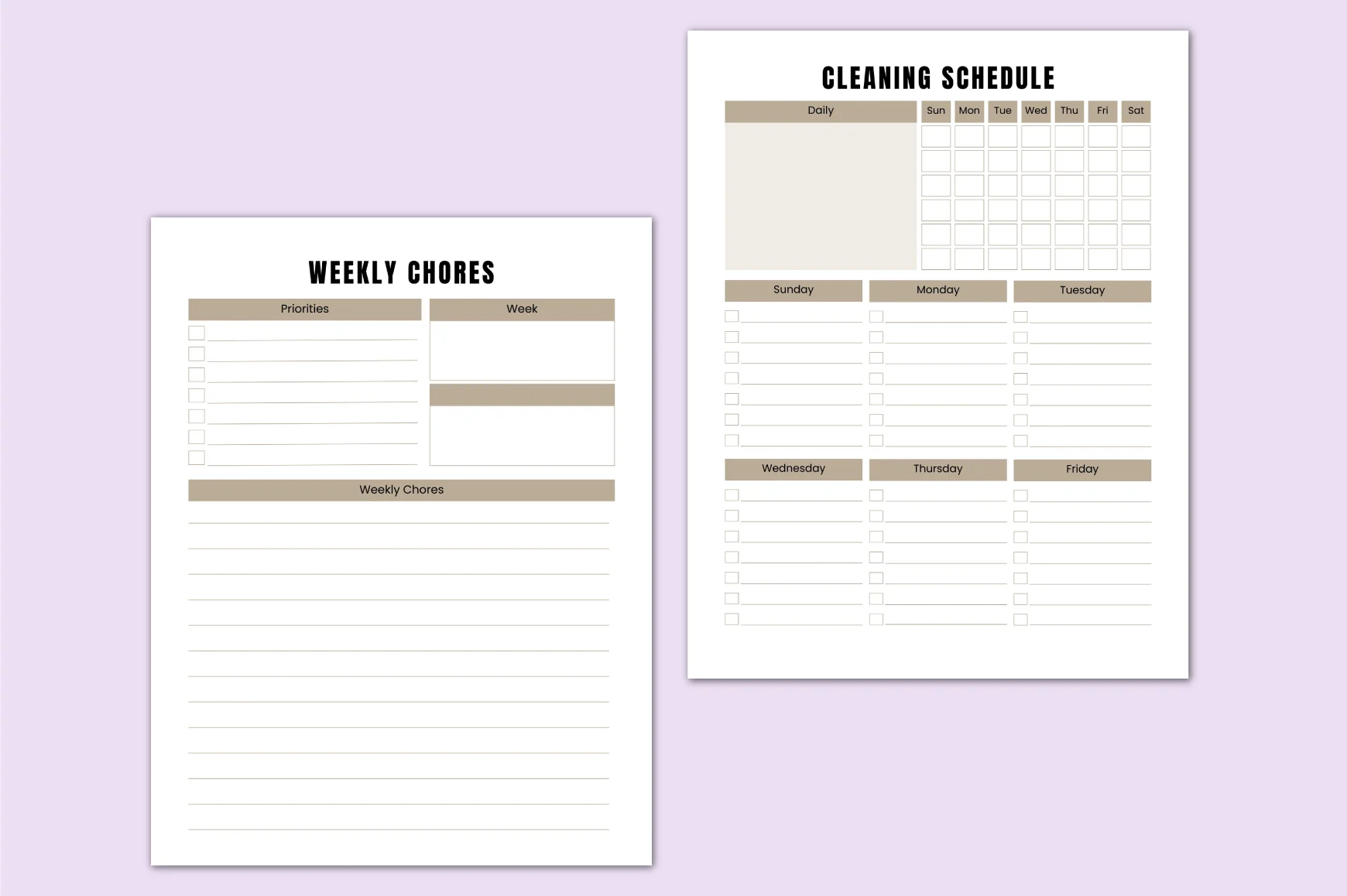 ADHD Home Cleaning Workbook - Image 5