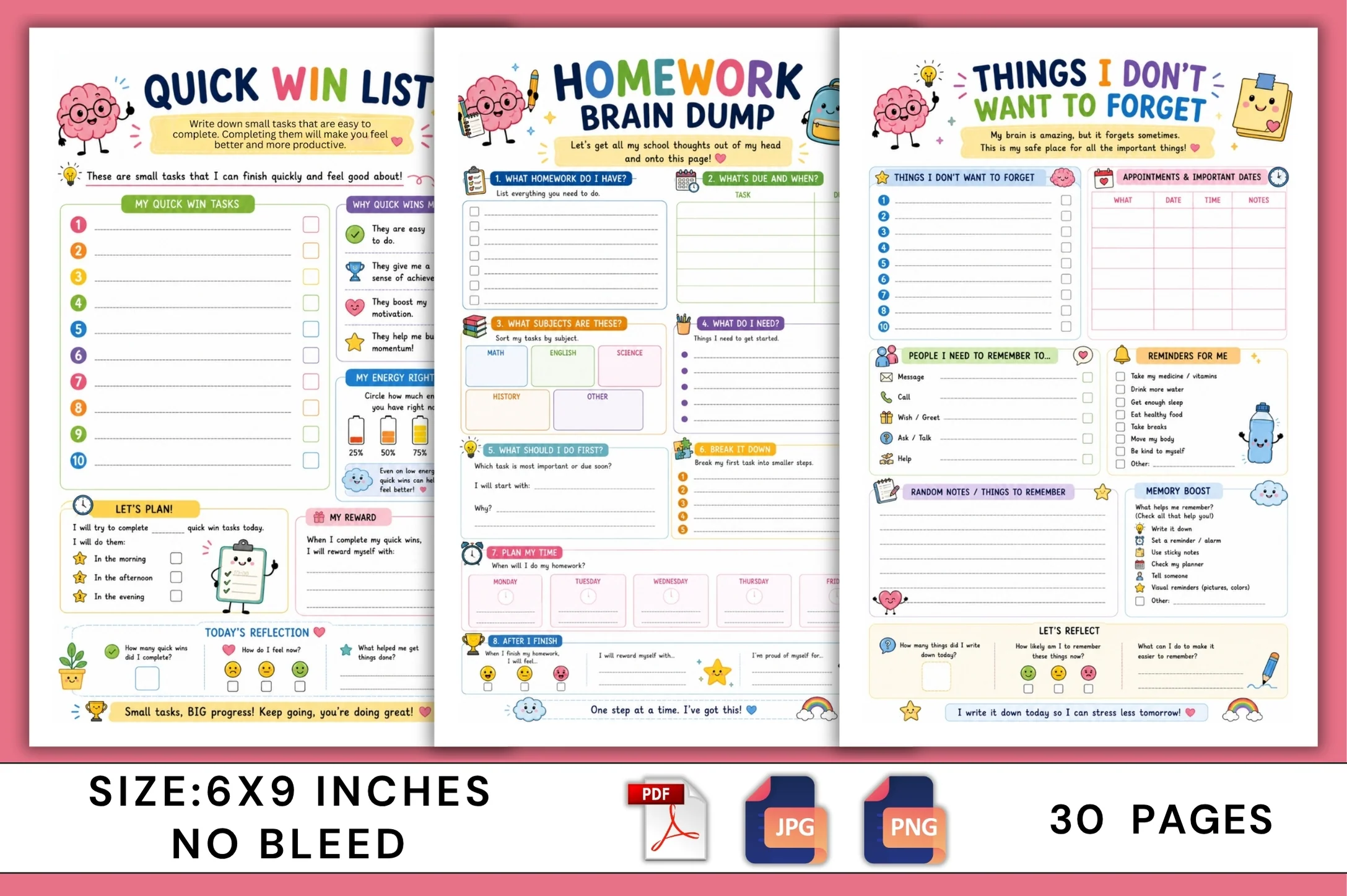 Adhd Mind Clearing For Kids Journal - Image 4