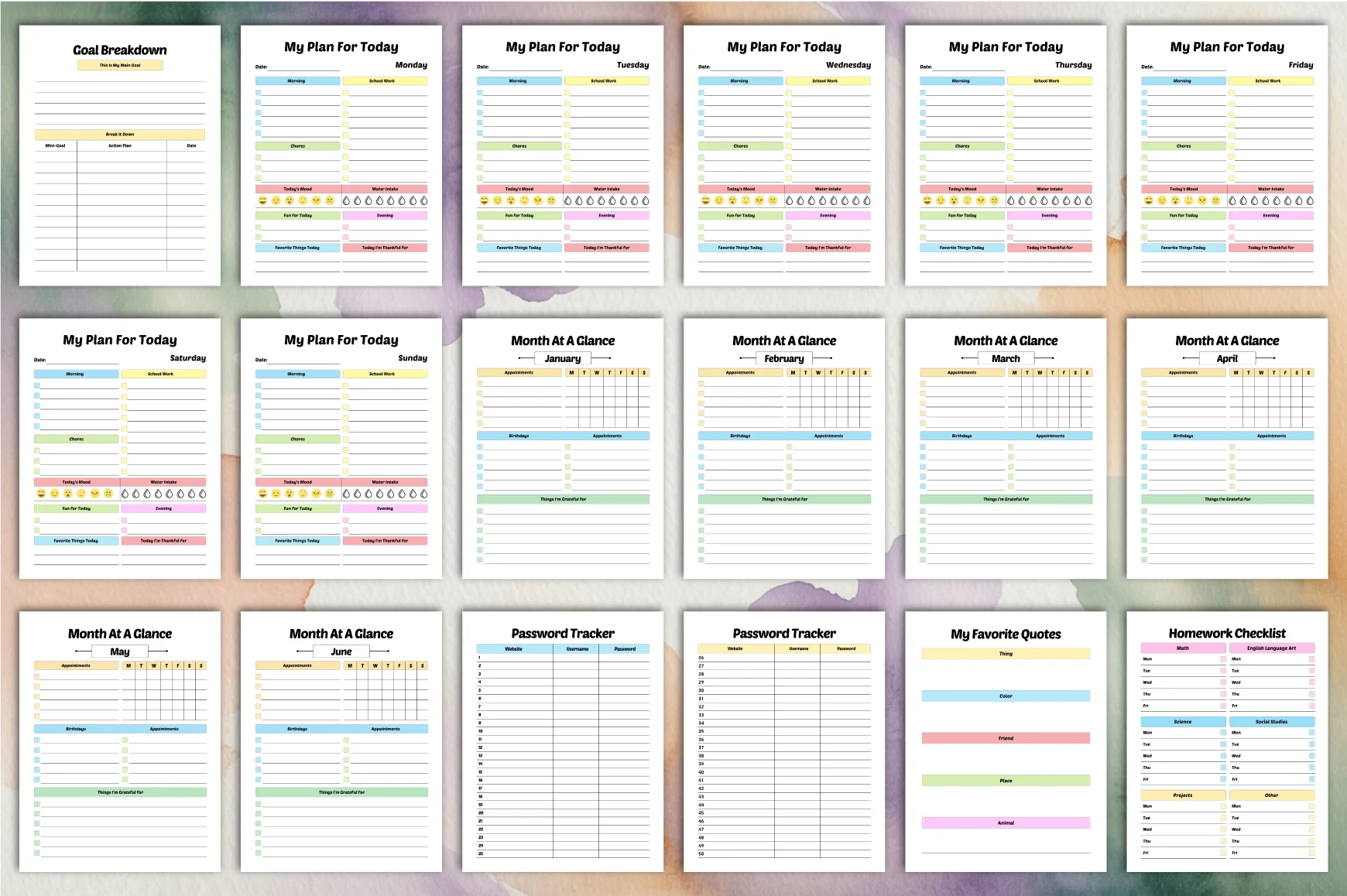 ADHD Planner for Kids - Image 2