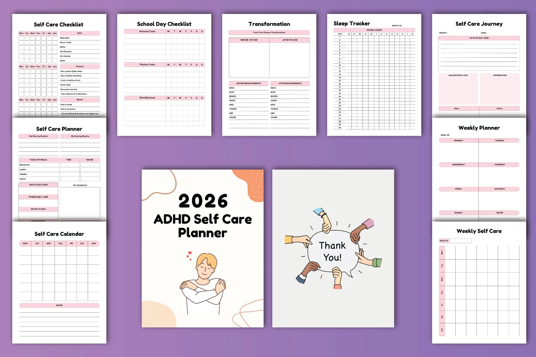 ADHD Self-Care Planner - Image 3