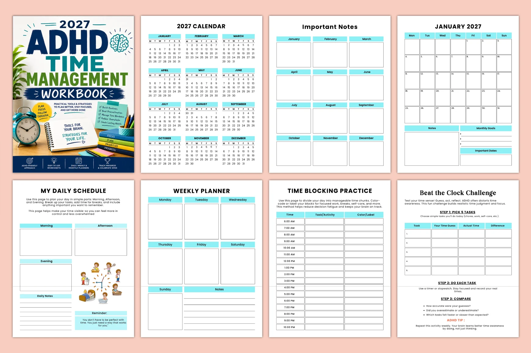 Adhd Time Management Workbook - Image 2