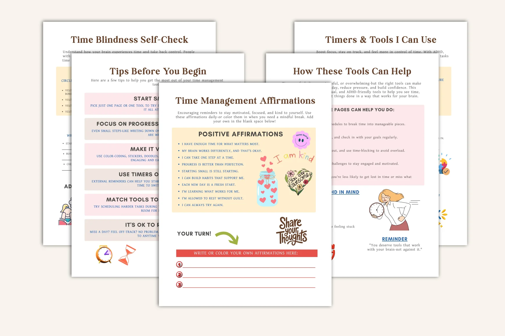 ADHD Time Management Worksheets Book - Image 8