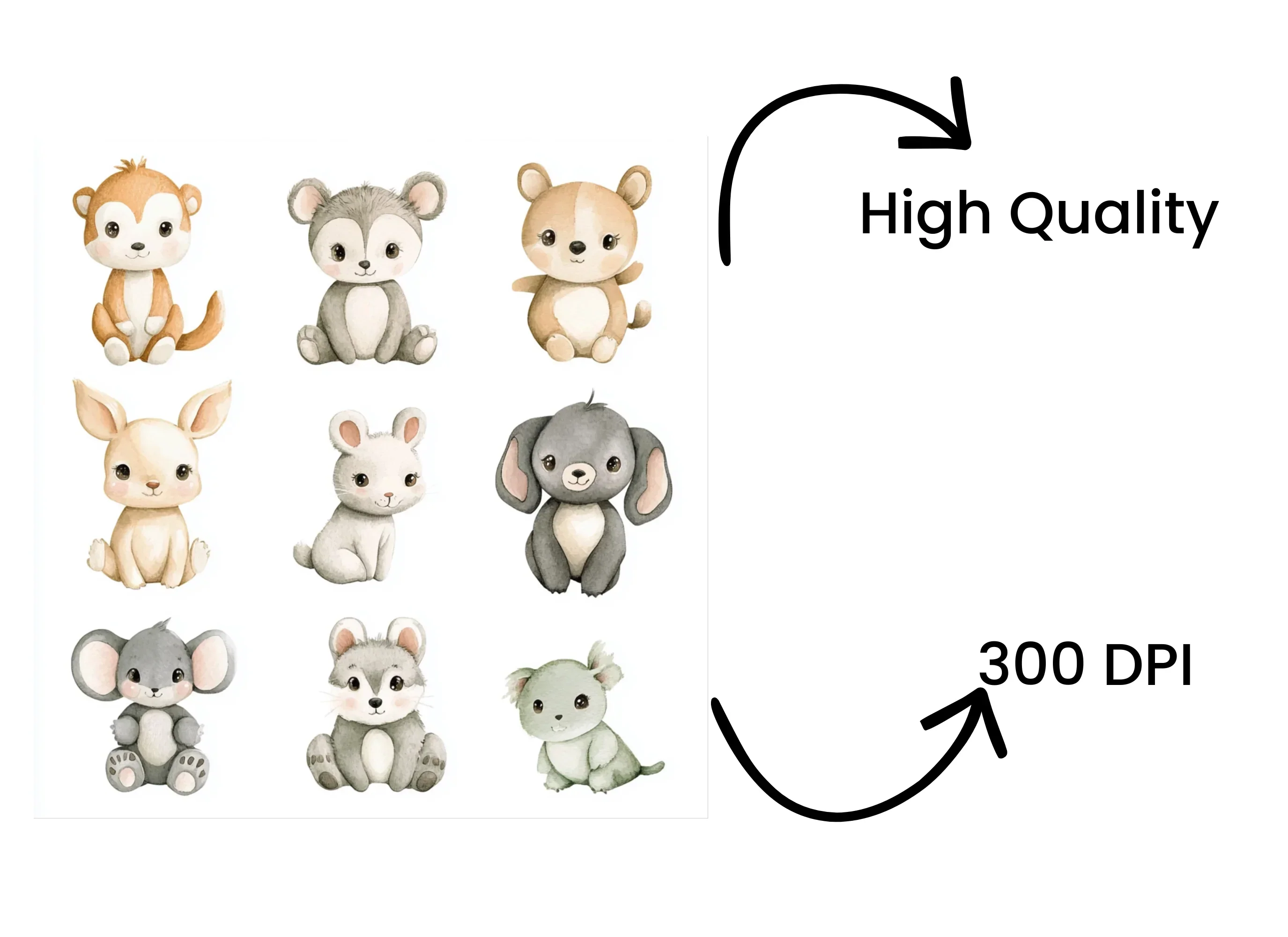 Adorable Baby Animal Clipart Bundle - Image 4