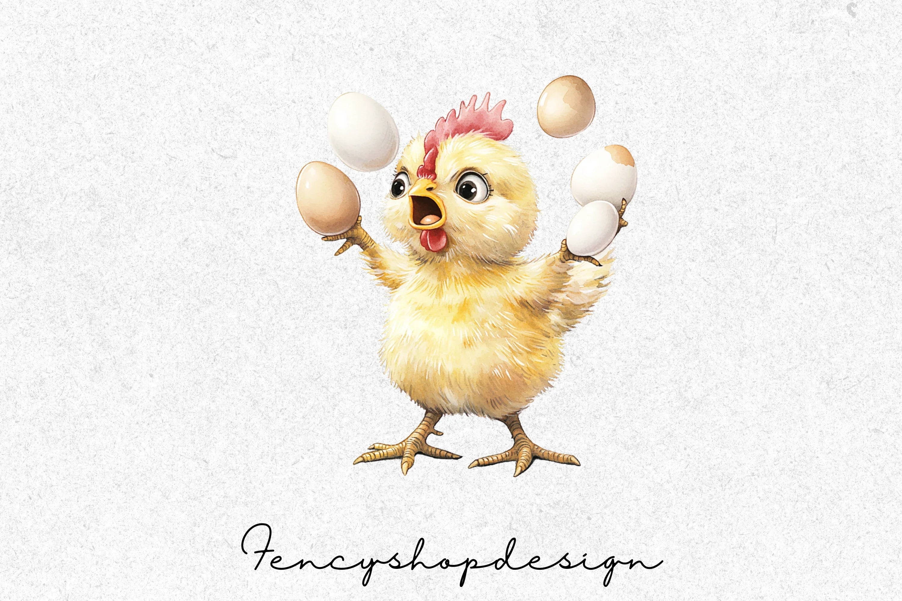 Adorable Baby Chicks and Easter Eggs Clipart Bundle - Image 7