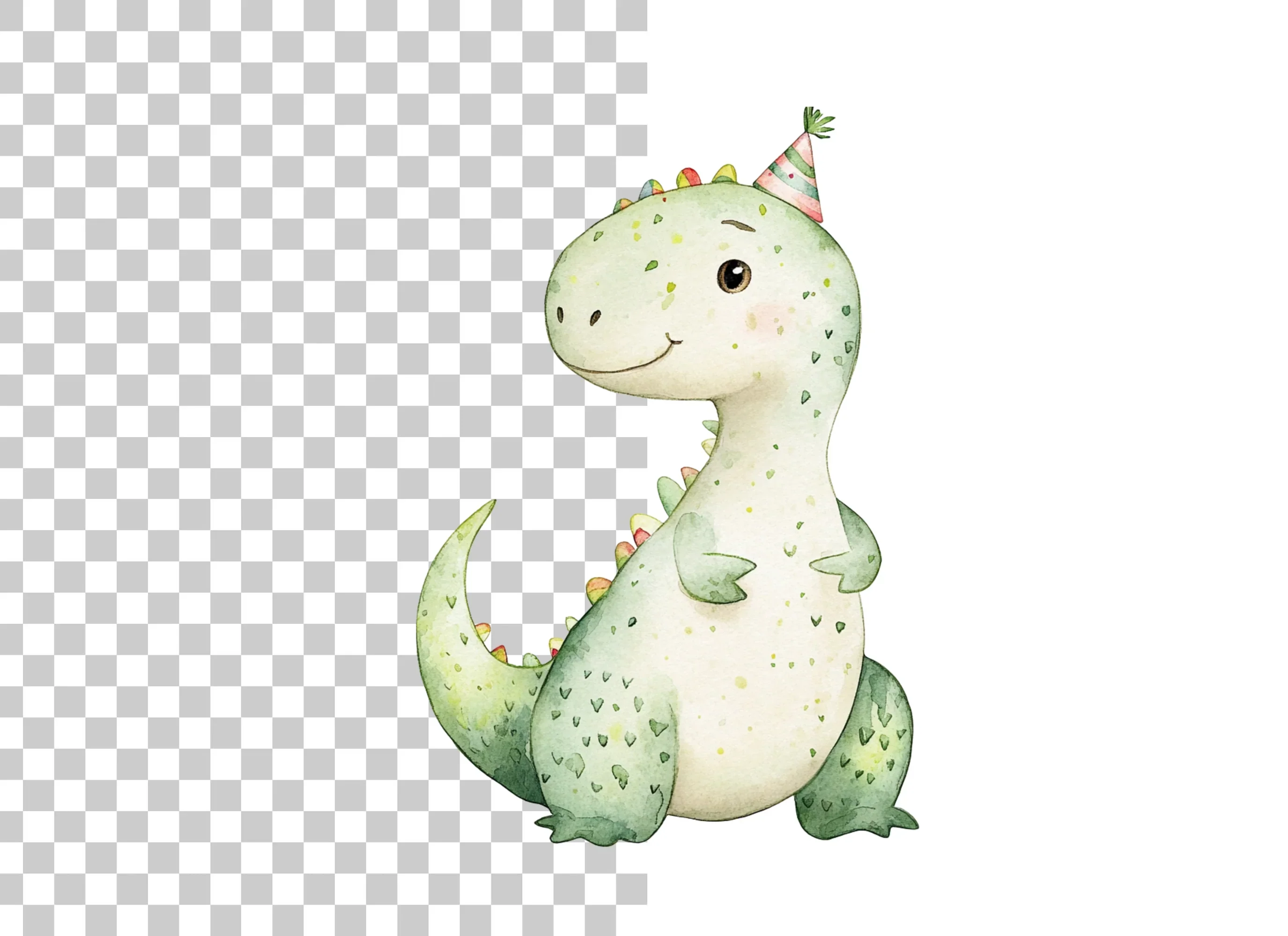 Adorable Baby Dinosaur Birthday Clipart Bundle - Image 6