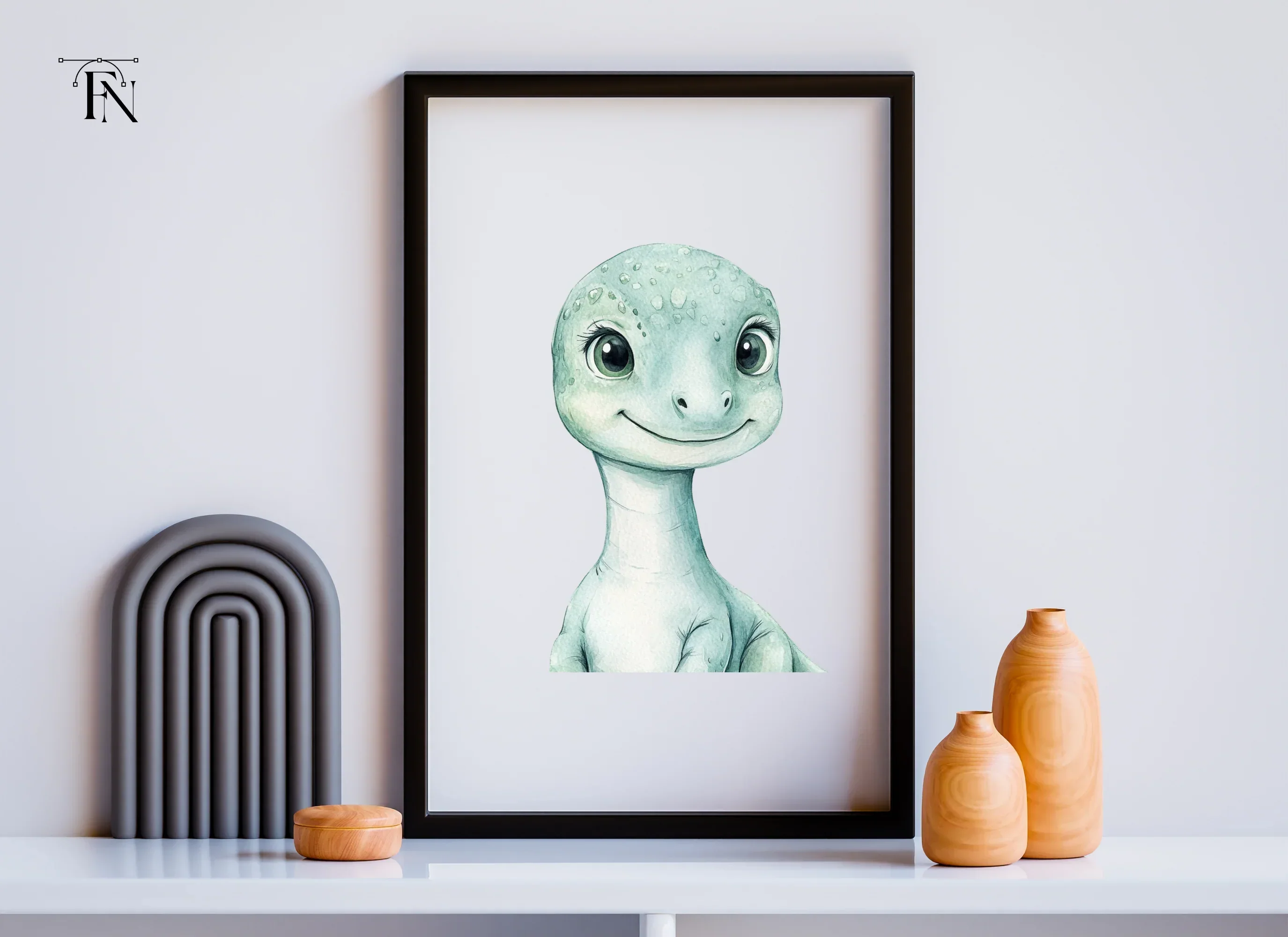 Adorable Baby Dinosaur Faces Clipart Bundle - Image 6