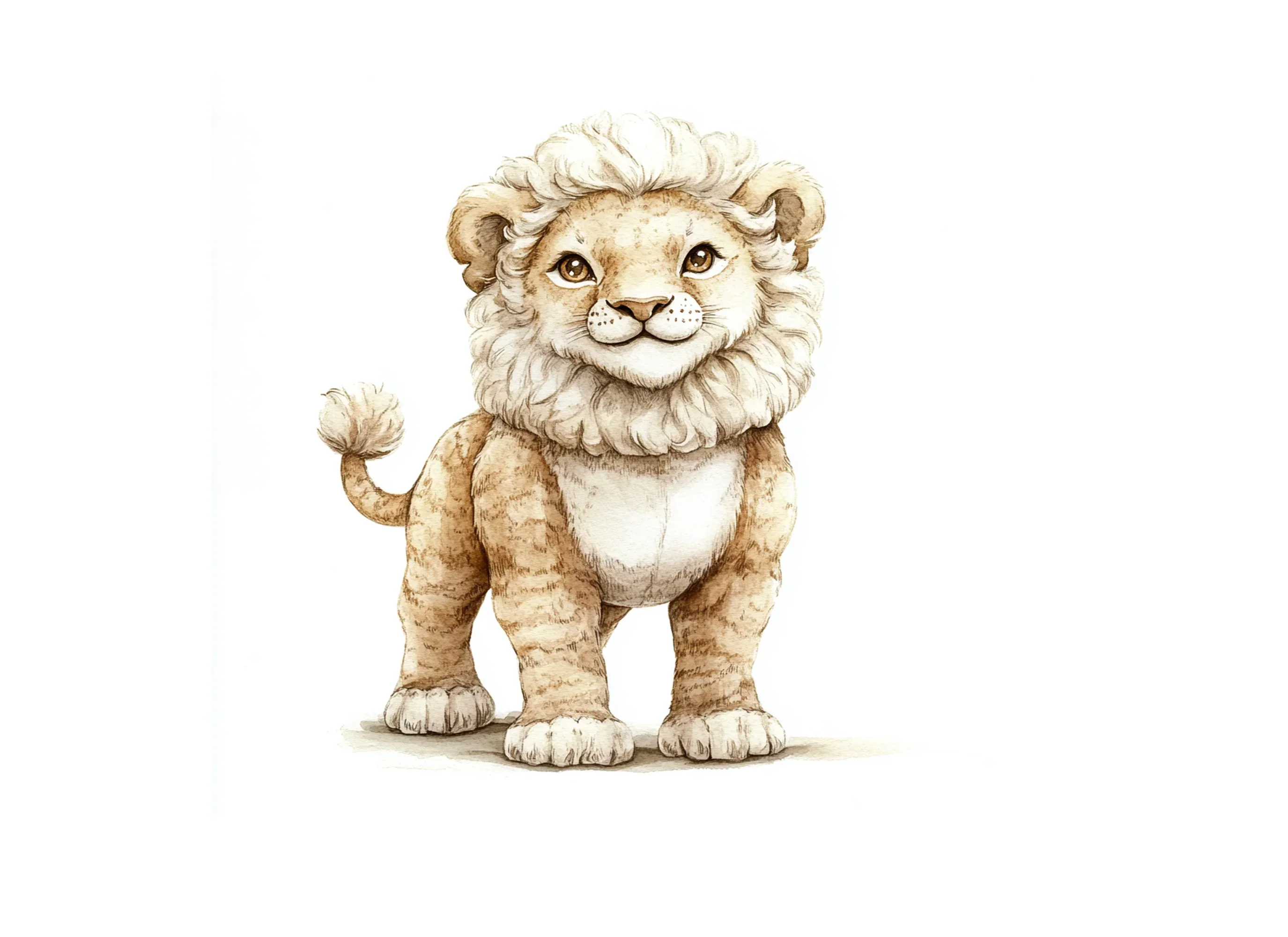 Adorable Baby Lion Clipart Bundle - Image 2