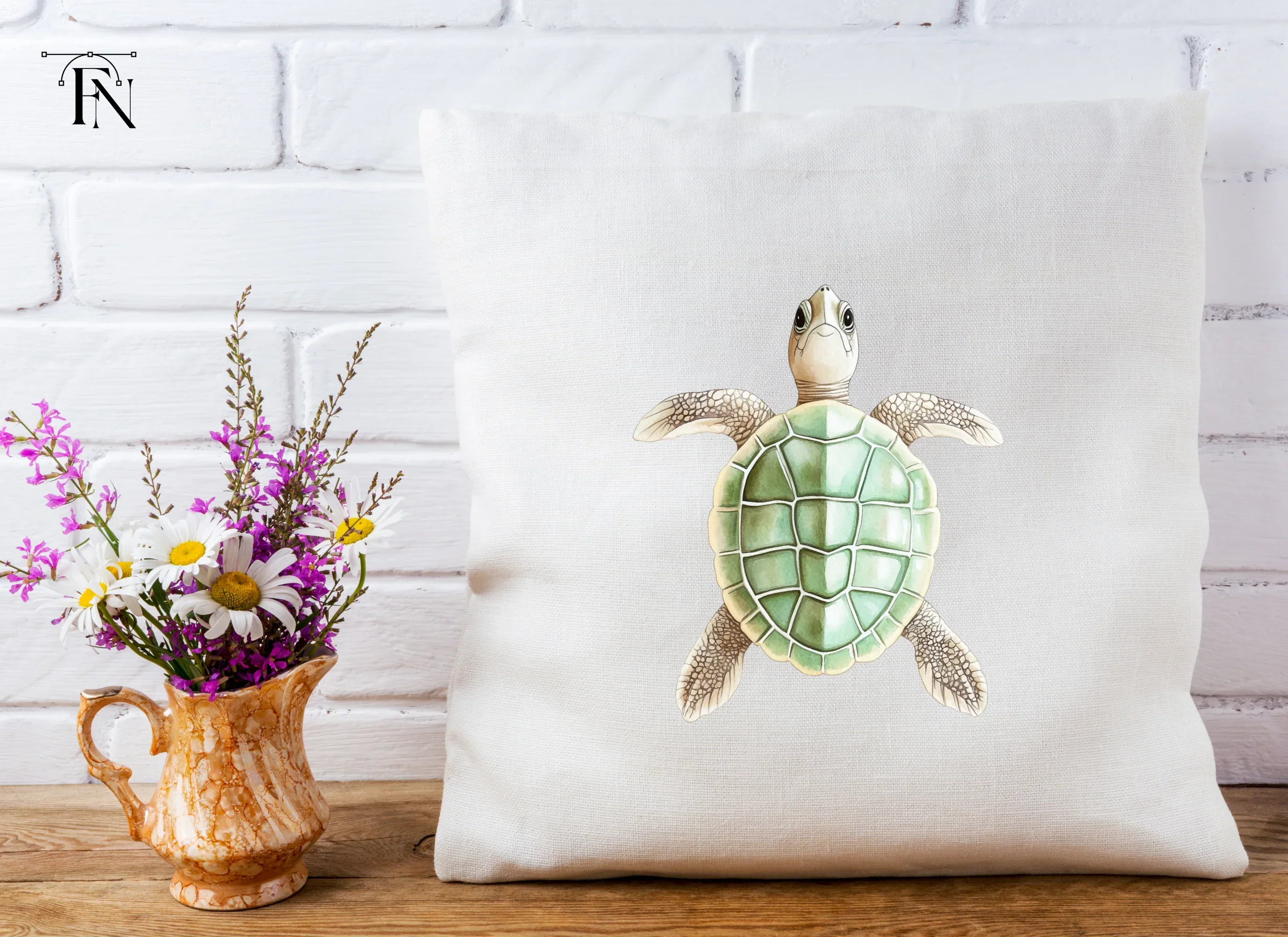 Adorable Baby Sea Turtle Clipart Bundle - Image 5