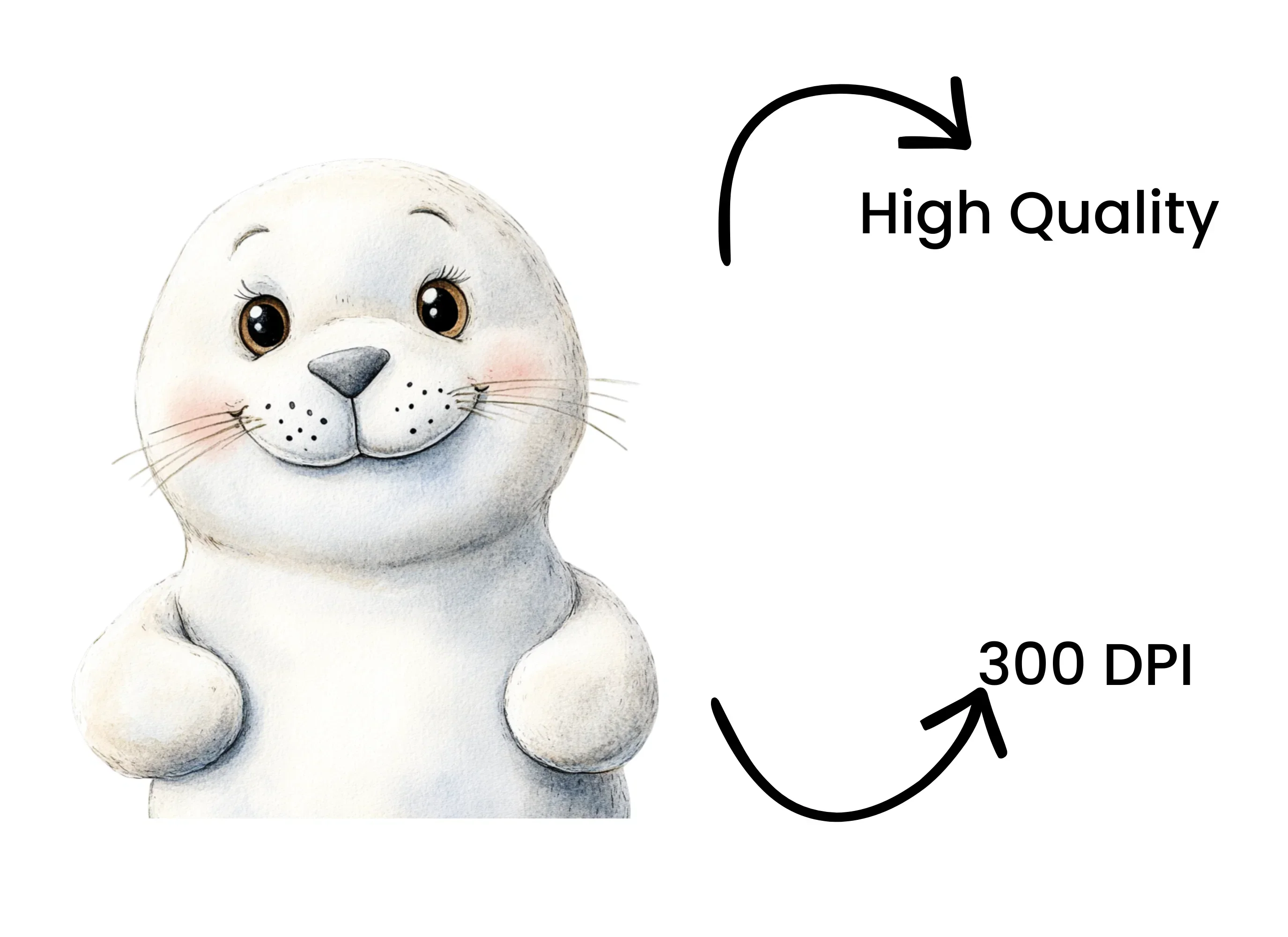 Adorable Baby Seal Clipart Bundle - Image 4