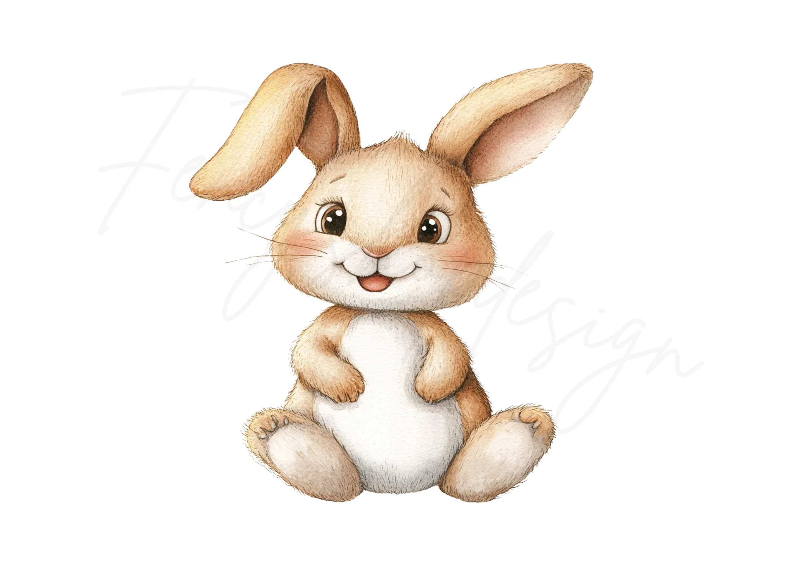 Adorable Bunny Clipart Bundle - Image 2