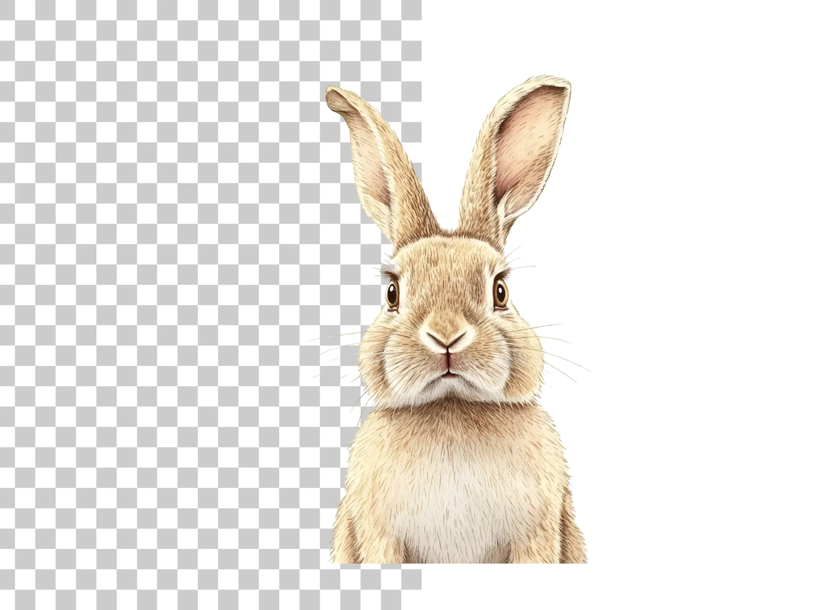 Adorable Bunny Rabbit Clipart Bundle - Image 6