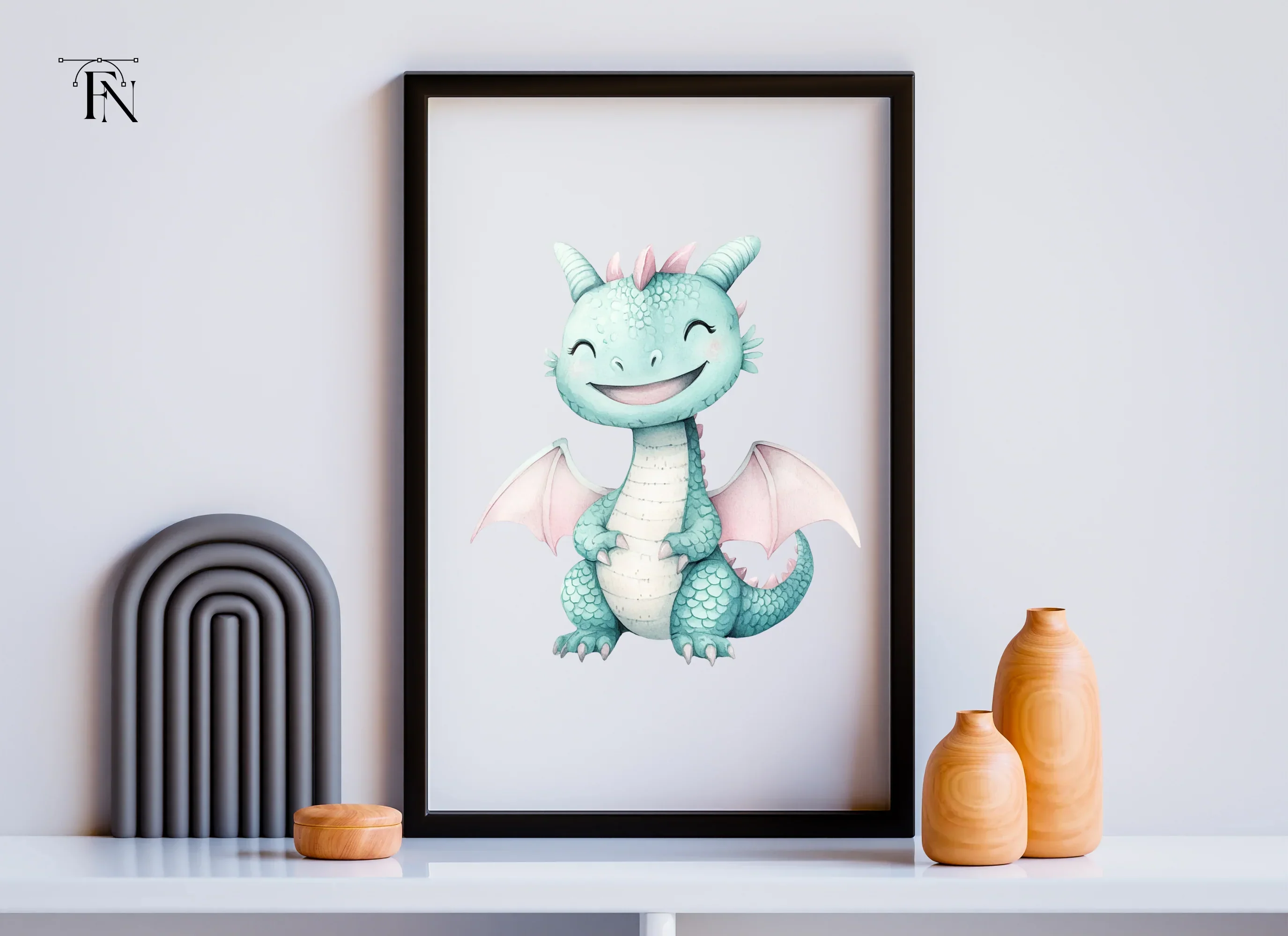 Adorable Cartoon Dragon Illustrations Clipart Bundle - Image 6