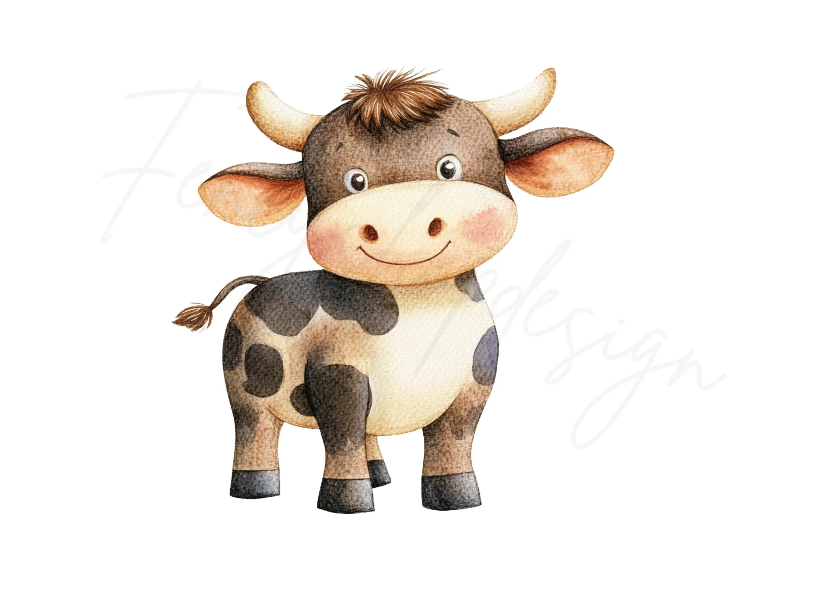 Adorable Cow Clipart Bundle - Image 2