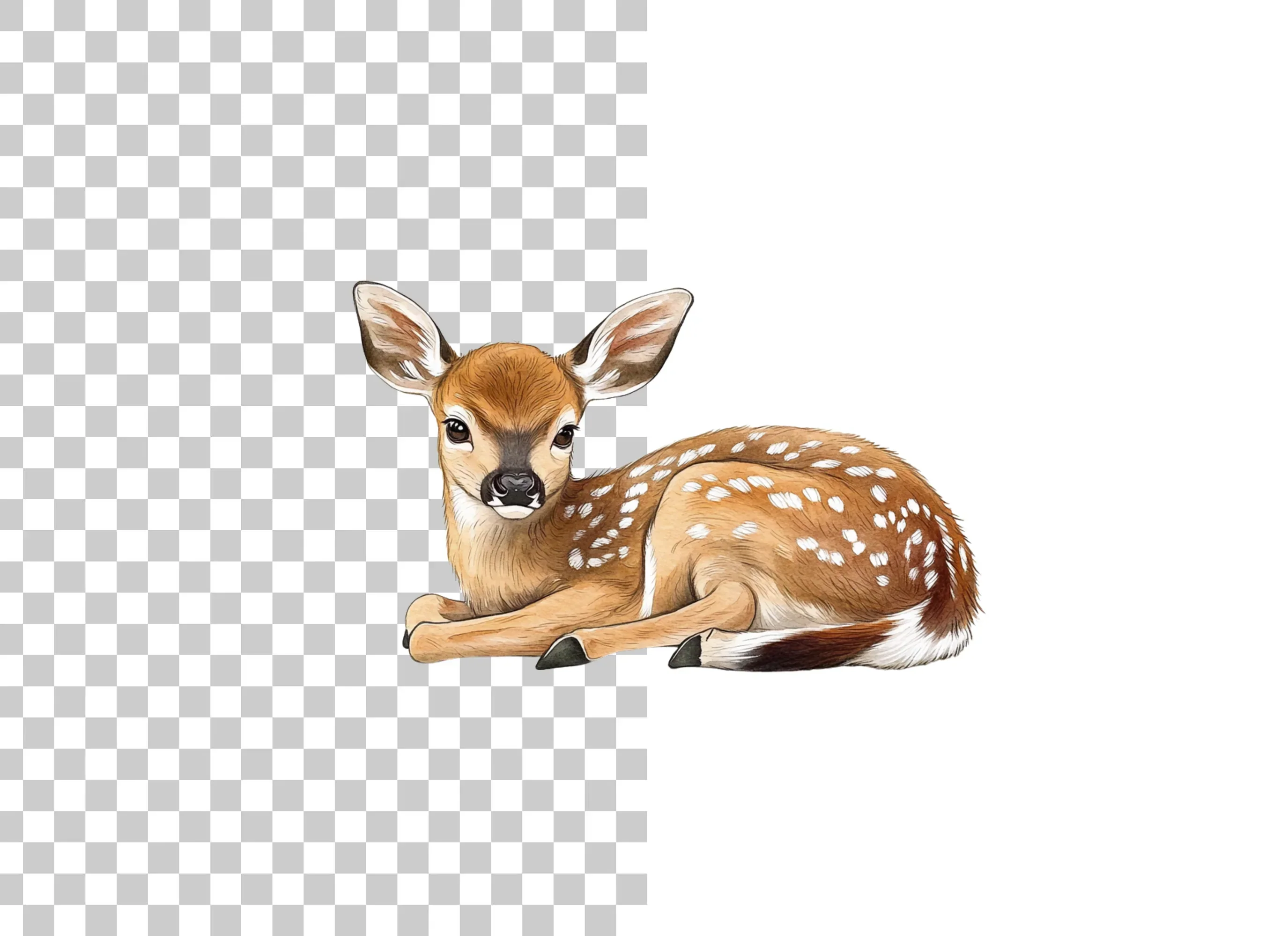 Adorable Fawn Clipart Bundle - Image 2
