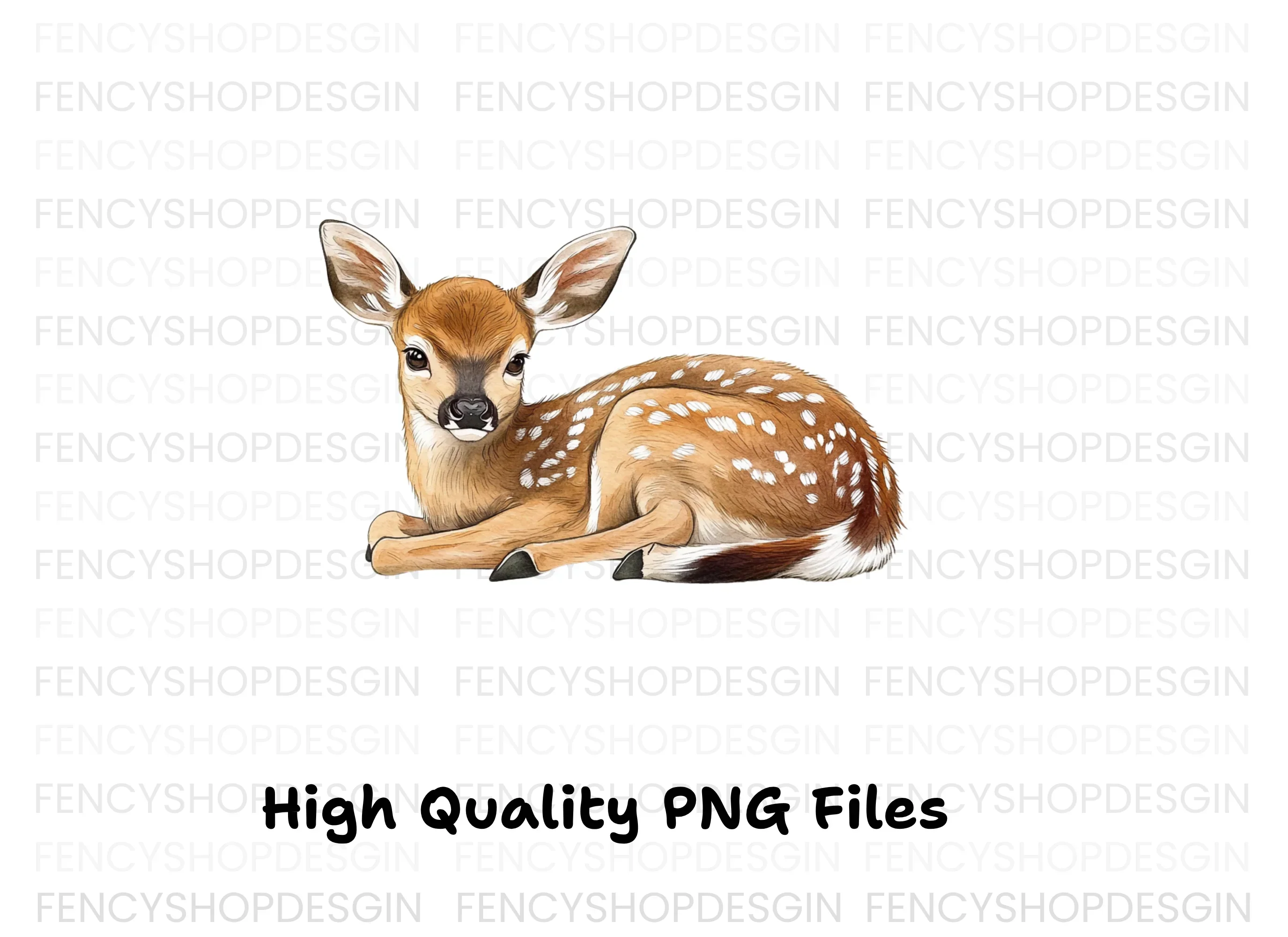 Adorable Fawn Clipart Bundle - Image 4
